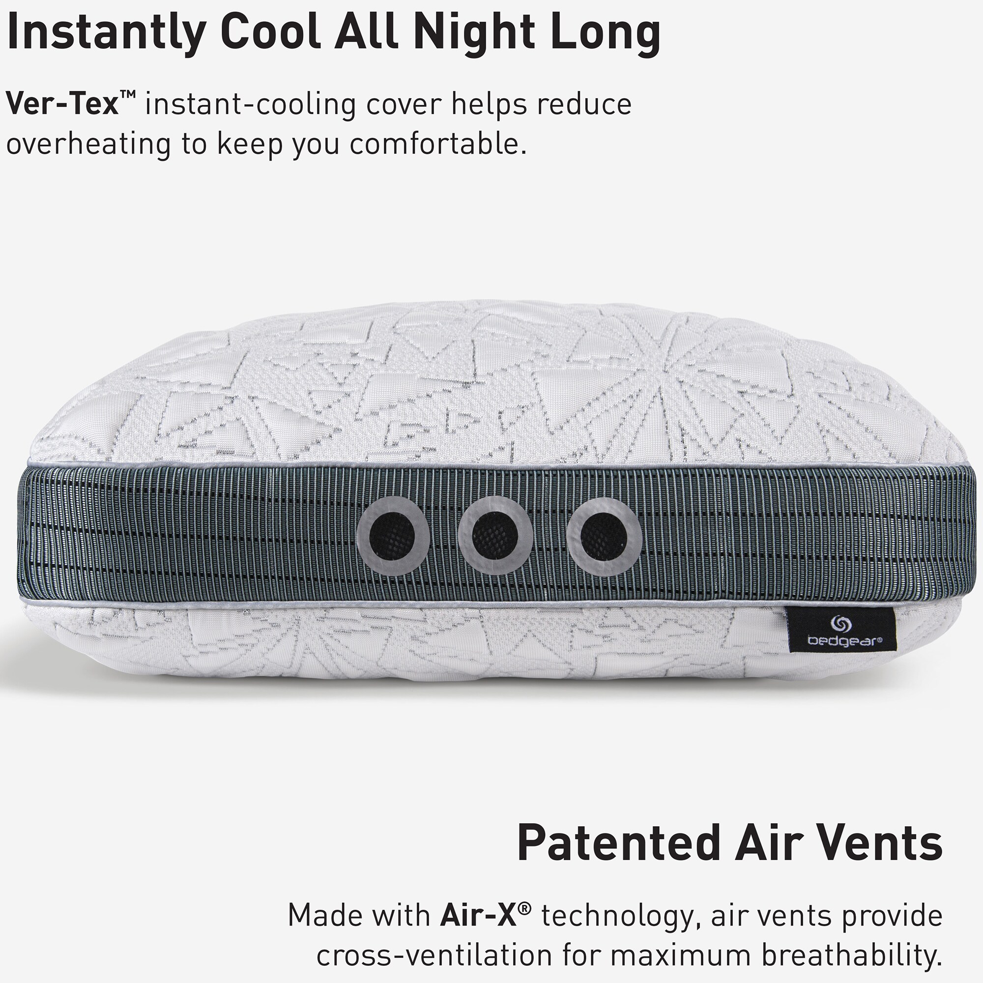 BEDGEAR Storm 2.0 Performance Standard Size Pillow, , hires