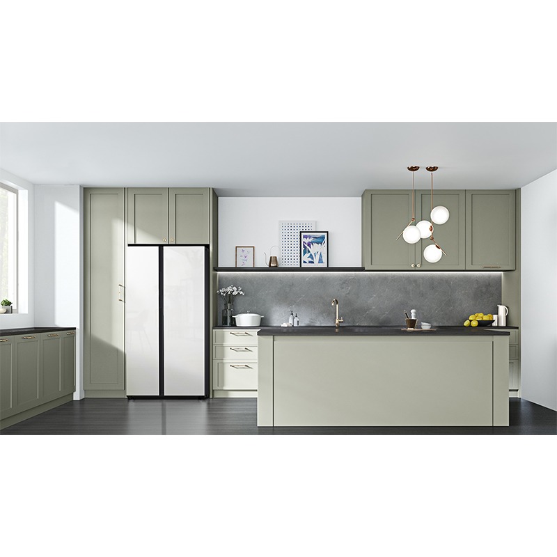 Samsung Bespoke 36 in. 28.0 cu. ft. Smart Side-by-Side Refrigerator with Internal Water Dispenser - White Glass, White Glass, hires