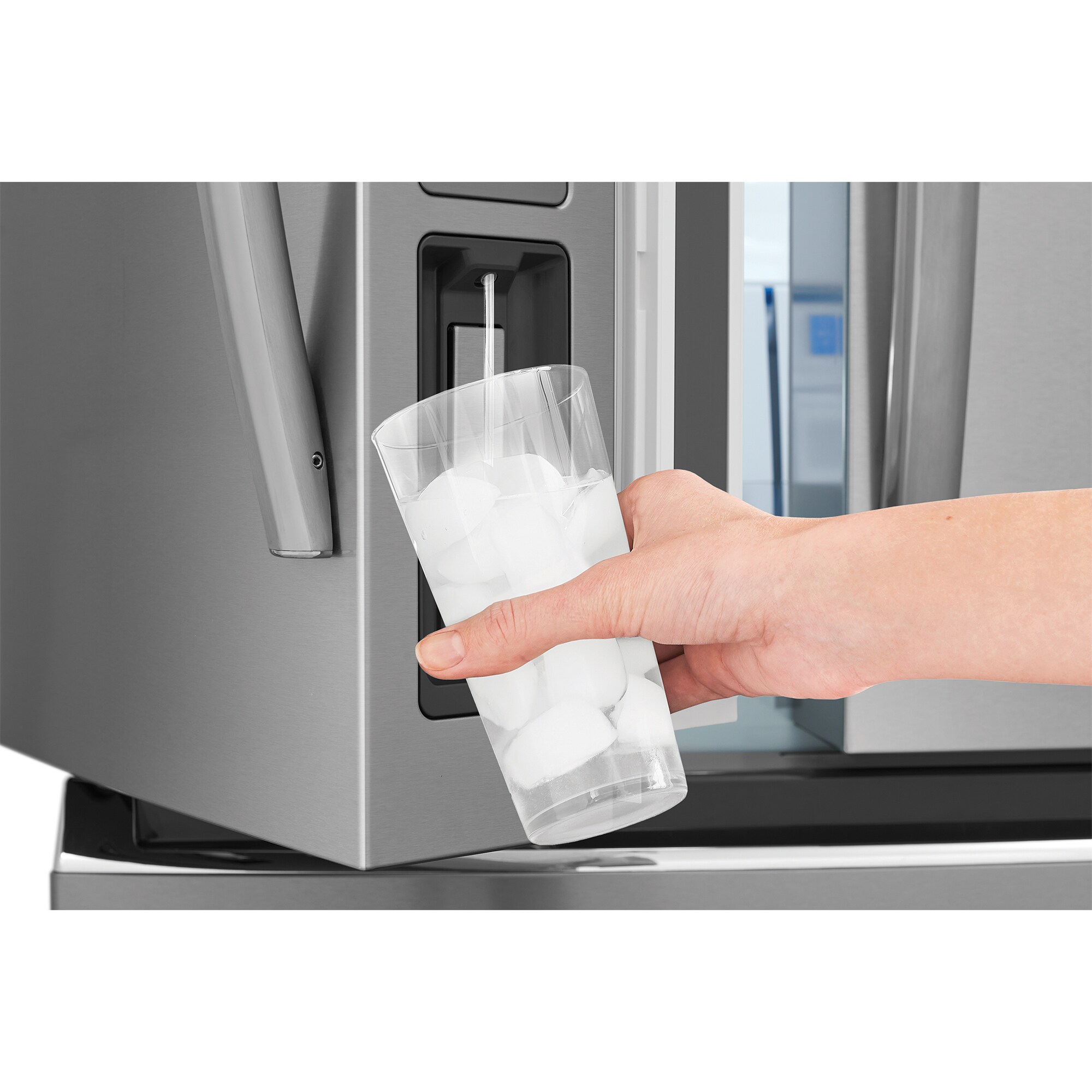 Frigidaire 36 in. 22.1 cu. ft. Counter Depth 4-Door French Door Refrigerator with Internal Water Dispenser - Stainless Steel, , hires