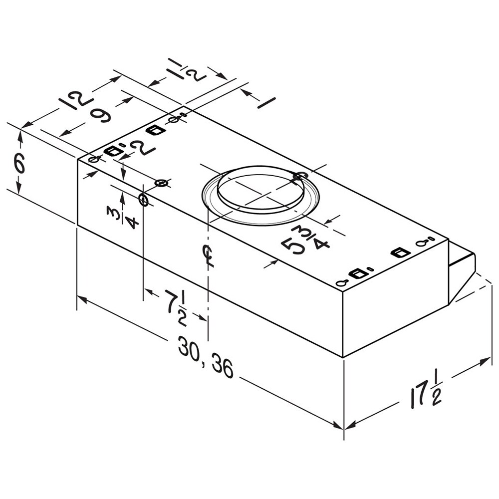 Broan 42000 Series 30 in. Standard Style Range Hood with 2 Speed
