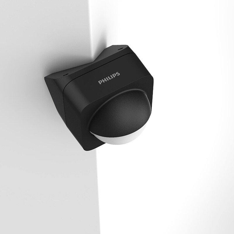 Philips - Hue Outdoor Motion Sensor - Black And White, , hires