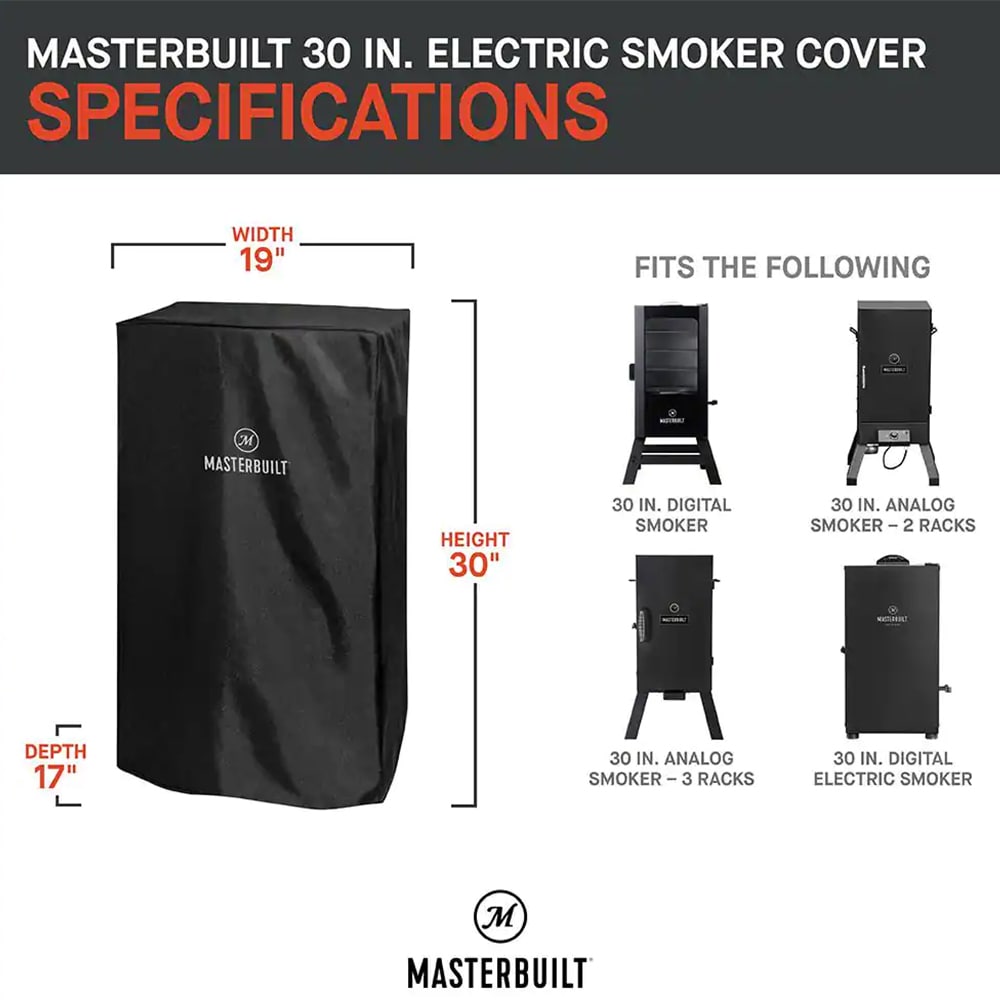 Masterbuilt 30" Digital Electric Smoker Cover, , hires