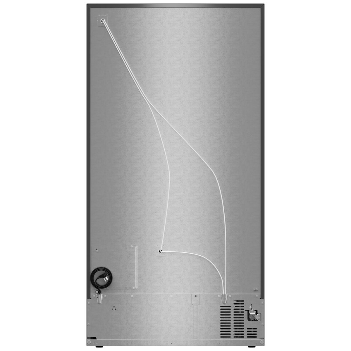 KitchenAid 36 in. 20.8 cu. ft. Counter Depth Side-by-Side Refrigerator with Ice & Water Dispenser - Fingerprint Resistant Stainless Steel, Fingerprint Resistant Stainless, hires