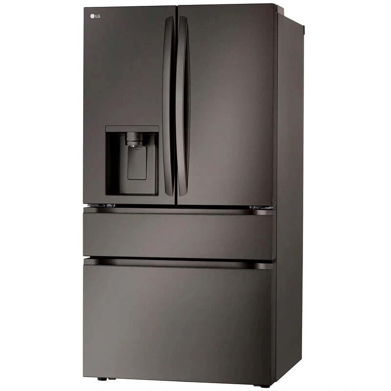 LG 36 in. 28.6 cu. ft. Smart 4-Door French Door Refrigerator with Ice & Water Dispenser - PrintProof Black Stainless Steel, PrintProof Black Stainless Steel, hires