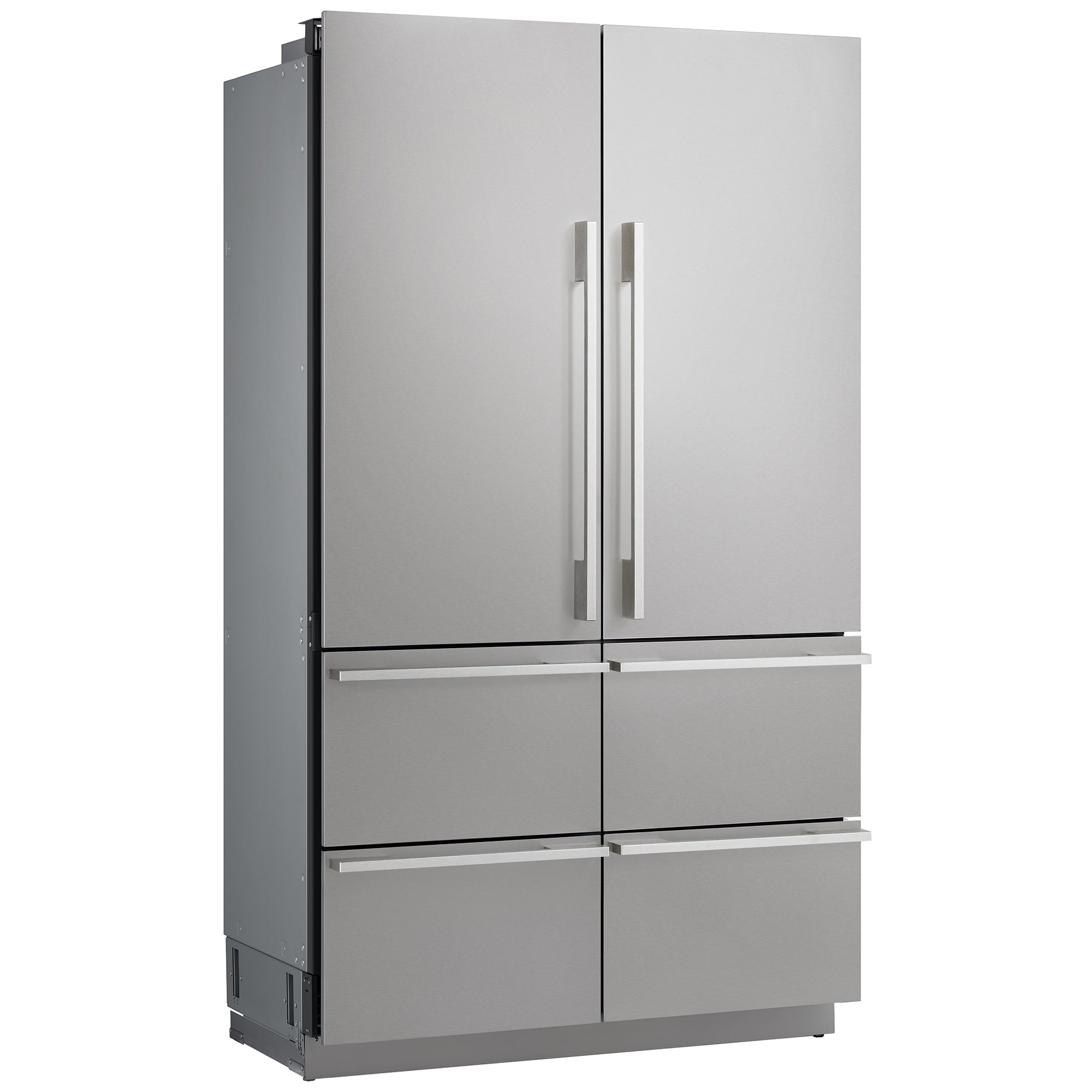 Signature Kitchen Suite 48 in. 26.0 cu. ft. Built-In Smart Counter Depth 6-Door French Door Refrigerator with Internal Water Dispenser - Stainless Steel, , hires