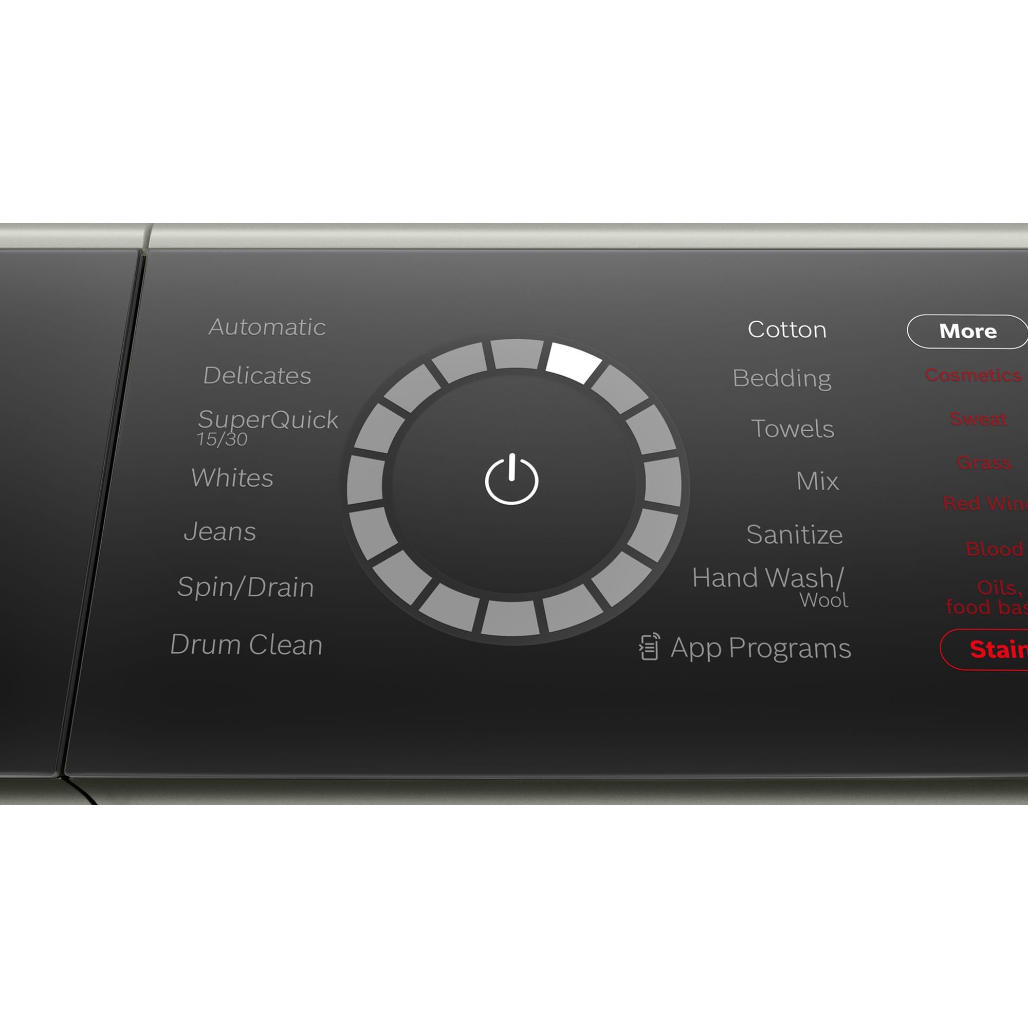 Bosch 800 Series 24 in. 2.4 cu. ft. Smart Stackable Front Load Washer with Sanitize Cycle - Pearl Steel, , hires