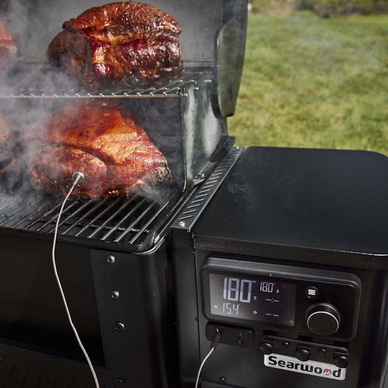 Weber Searwood 600 Series Wood Pellet Grill - Black, , hires