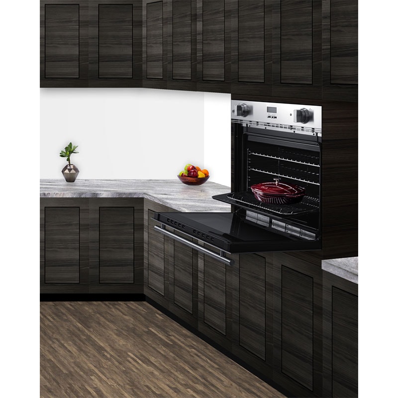 Summit 27 in. 3 cu. ft. Gas Single Wall Oven with Standard Convection - Stainless Steel, , hires