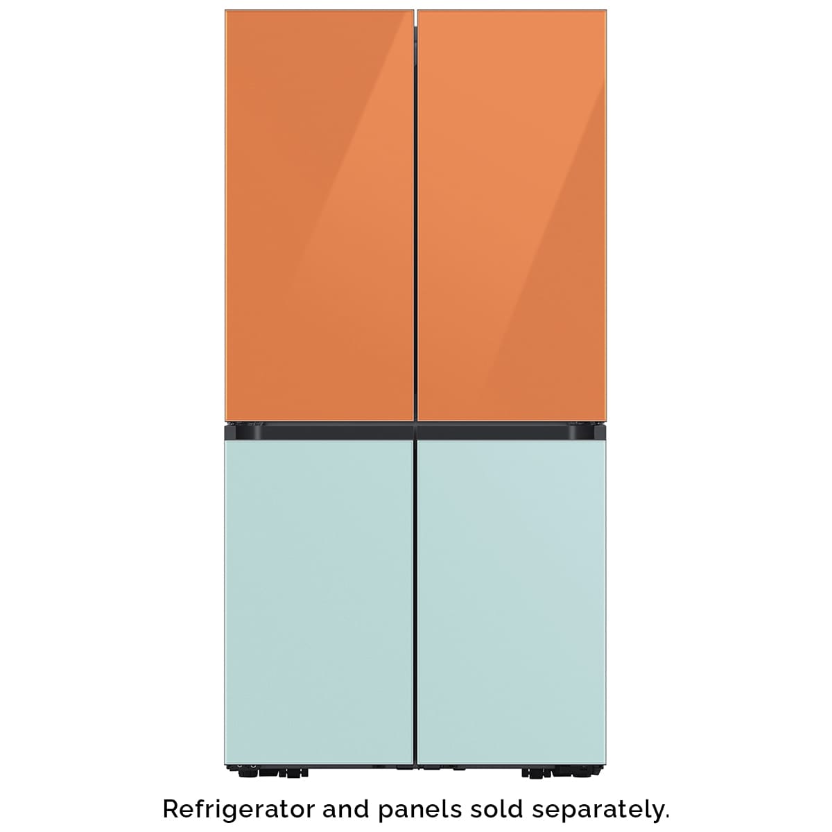 Samsung Bespoke 4-Door Flex Bottom Panel for Refrigerators - Morning Blue Glass, , hires