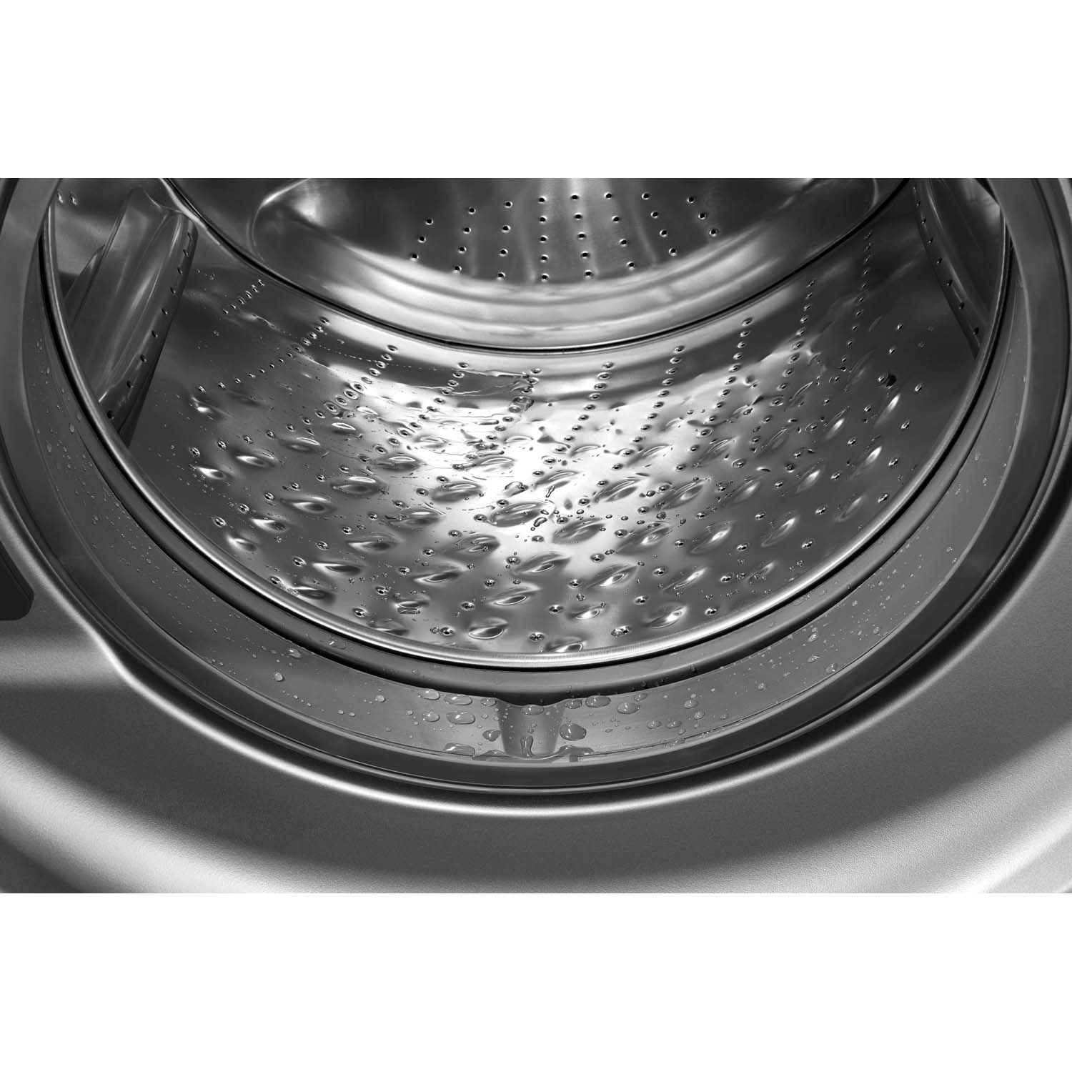 Whirlpool 27 in. 5.0 cu. ft. Smart Stackable Front Load Washer with FreshFlow Vent System, Sanitize & Steam Cycle - White, White, hires