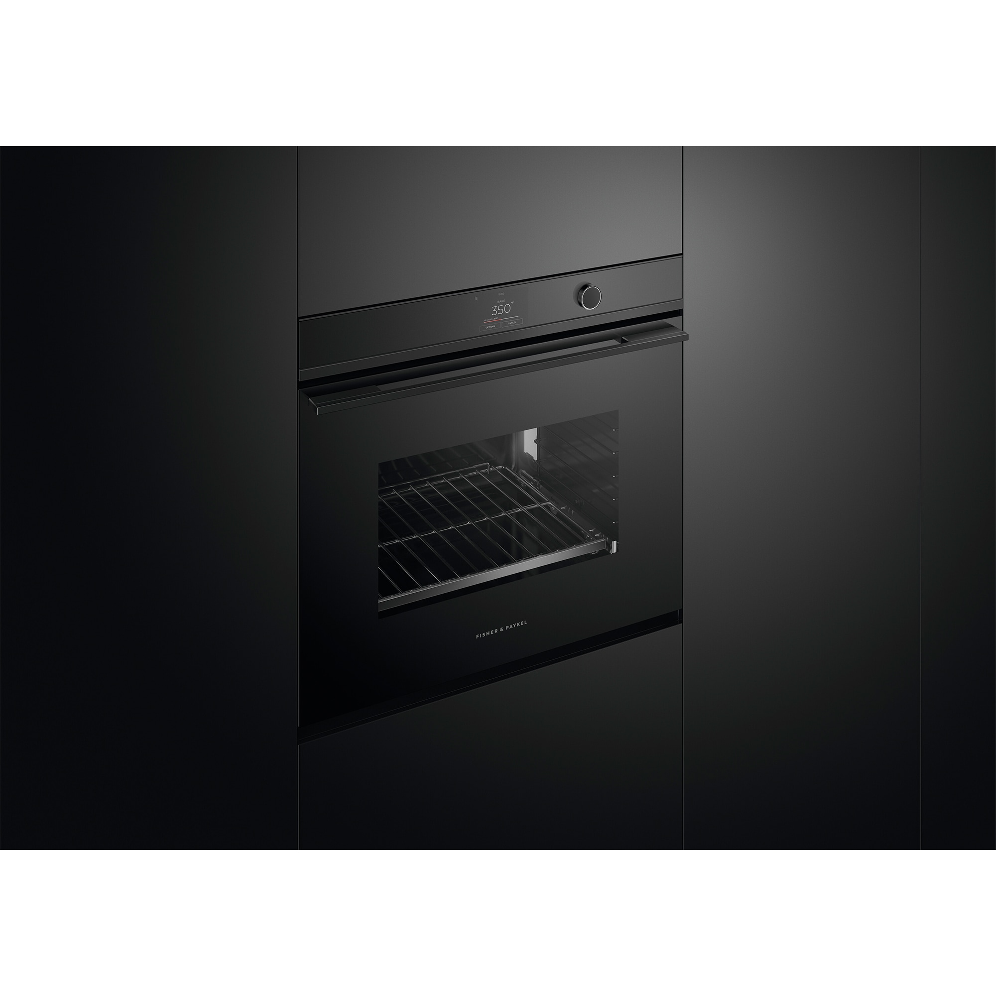 Fisher & Paykel Series 9 30 in. 4.1 cu. ft. Smart Electric Single Wall Oven - Black, , hires
