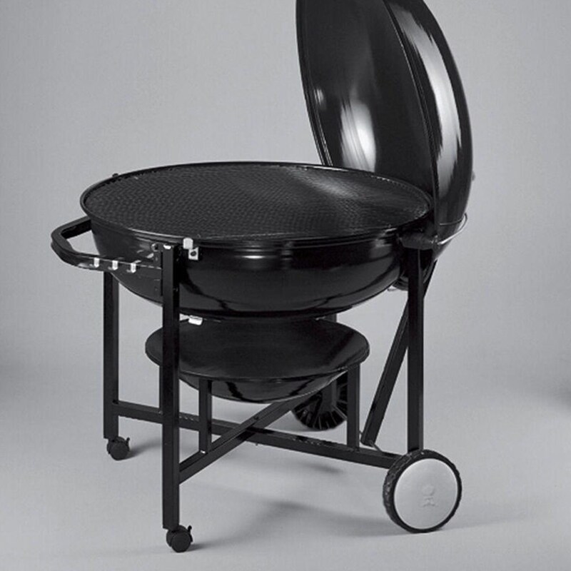 Weber Ranch Kettle 37 in. Charcoal Grill - Black, , hires