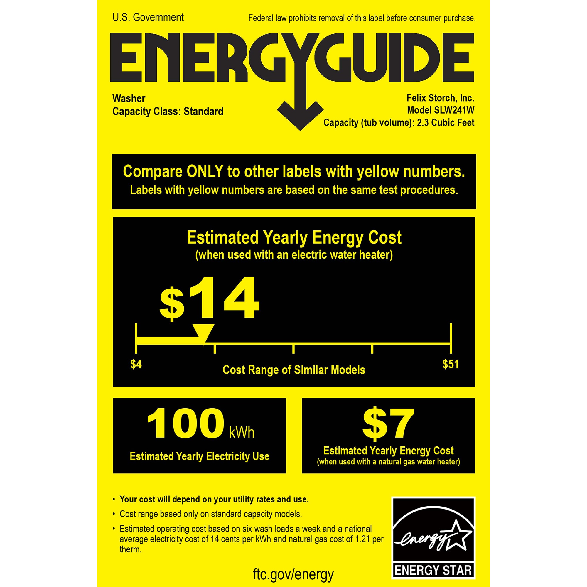 Summit 24 in. 2.3 cu. ft. Stackable Front Load Washer - White, , hires