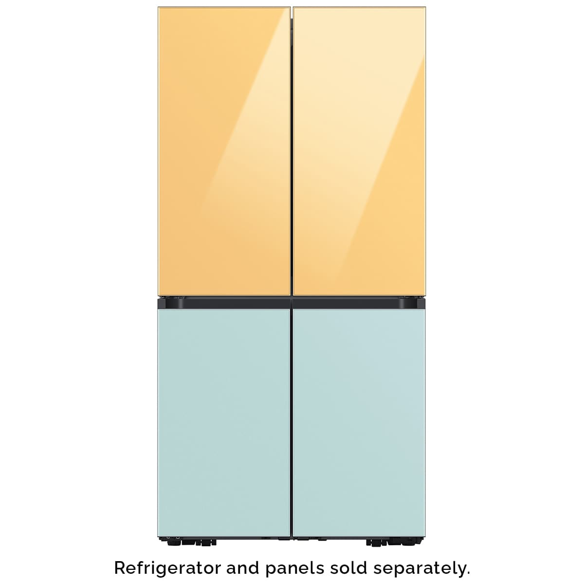 Samsung Bespoke 4-Door Flex Bottom Panel for Refrigerators - Morning Blue Glass, , hires