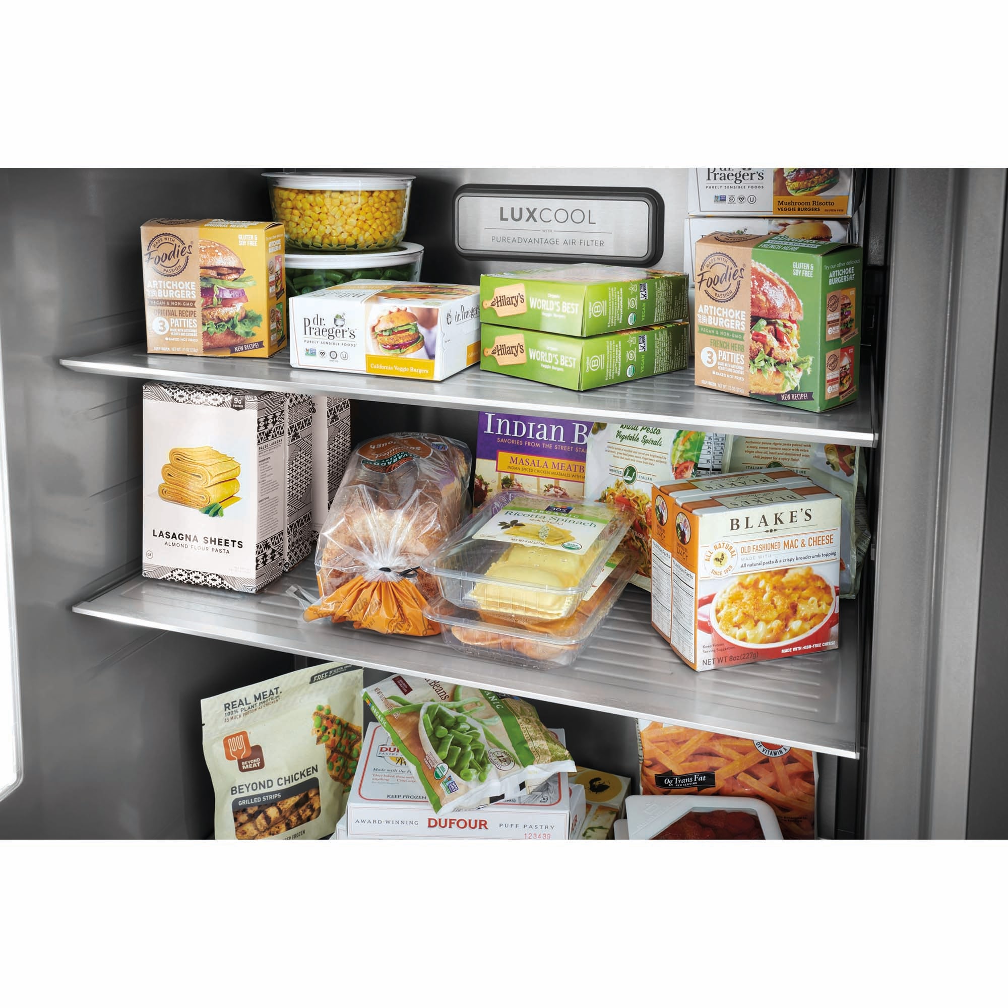 Electrolux 33 in. 18.9 cu. ft. Built-in Double-Drawers Upright Freezer with Ice-Maker & Adjustable Shelves - Stainless Steel, , hires