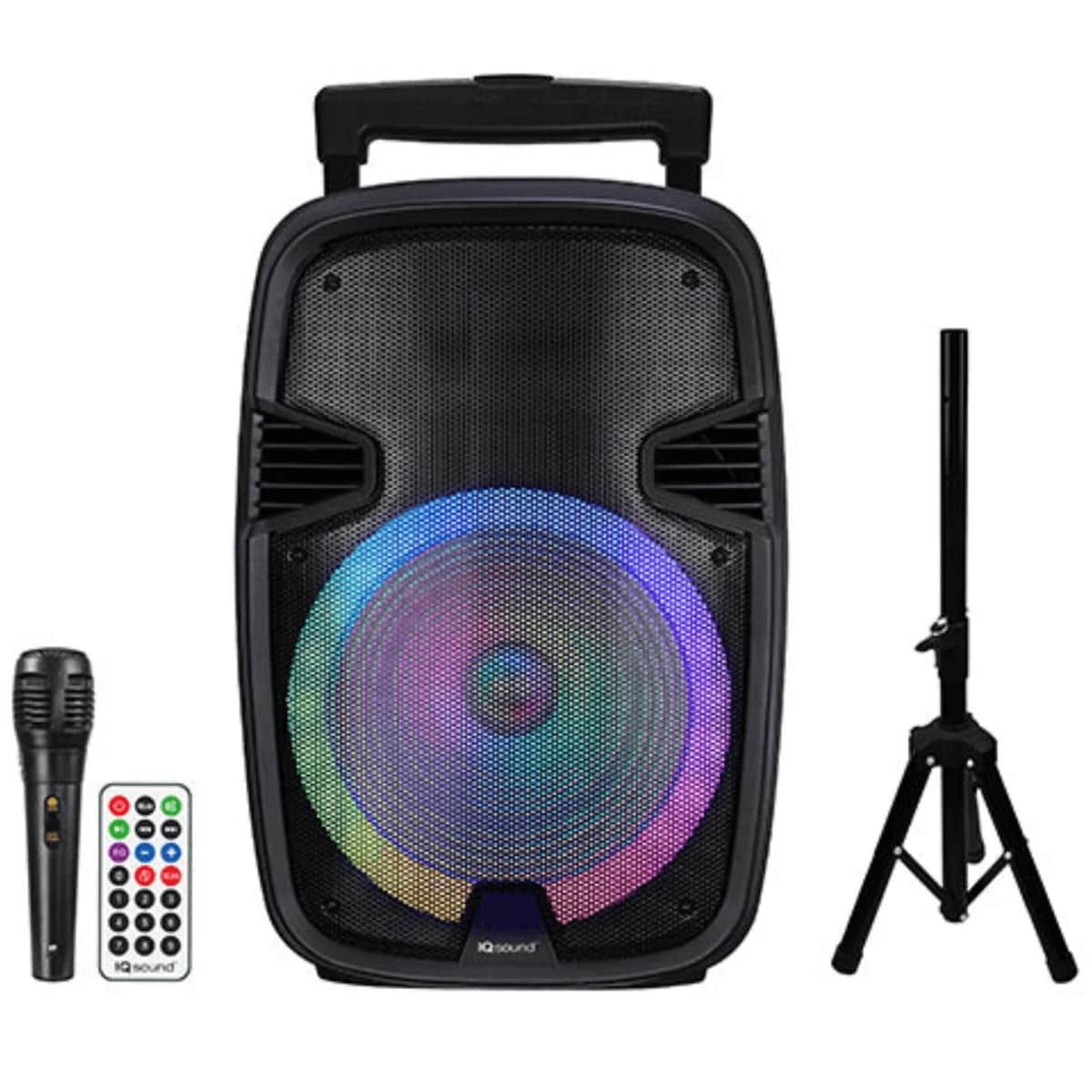 Supersonic 15" Portable Bluetooth Speaker with True Wireless Stereo - Black, , hires