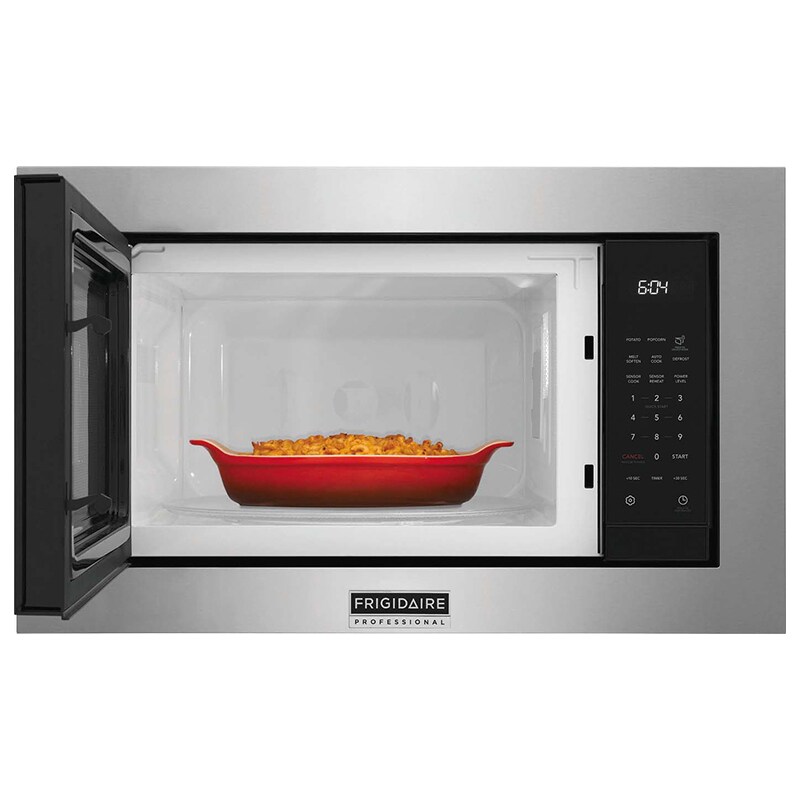 Frigidaire Professional 24 in. 2.2 cu. ft. 1100W Built-In Microwave with Sensor Cooking - Stainless Steel, , hires