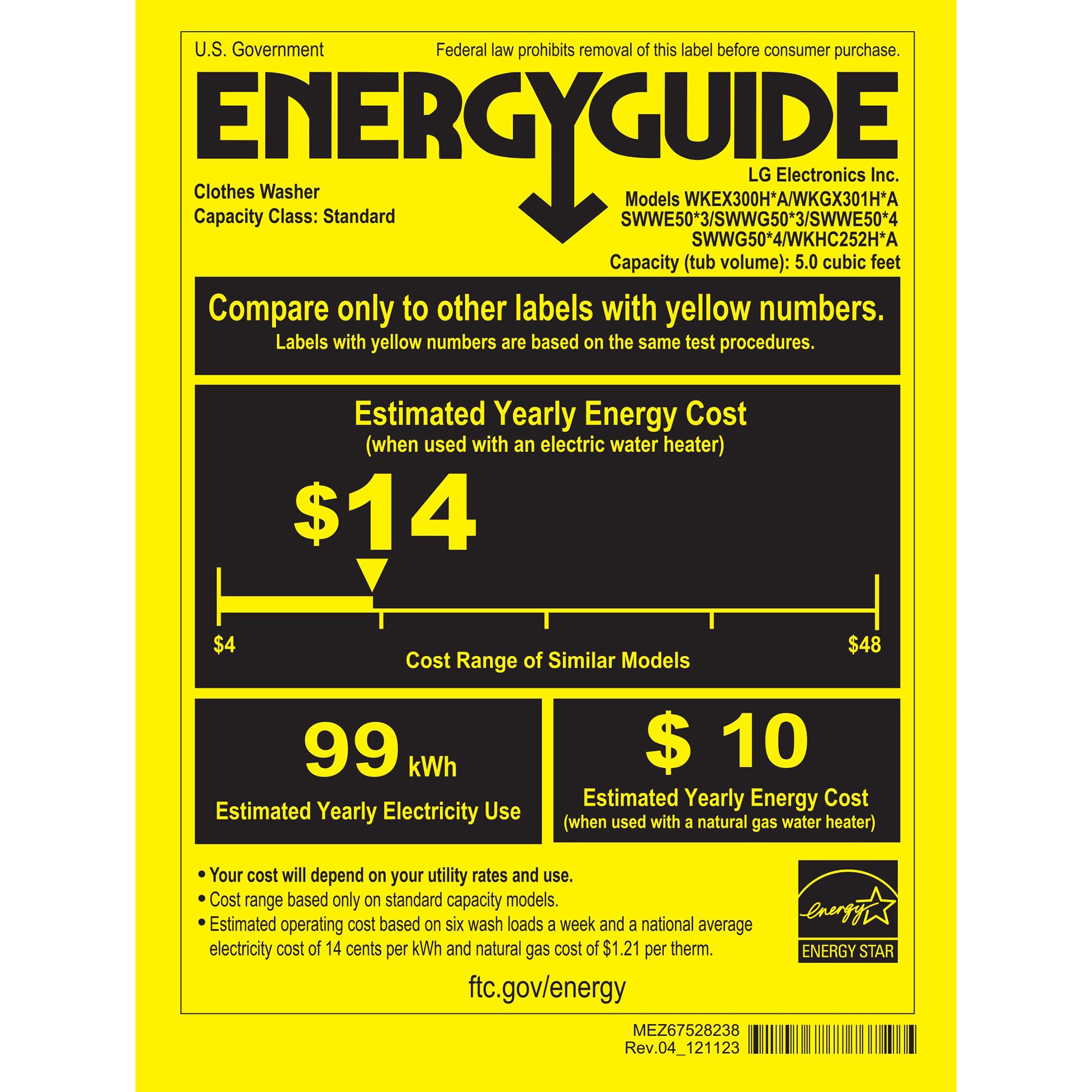 LG 27 in. 5.0 cu. ft. Smart Electric Front Load Ventless WashTower with Heat Pump, Center Control, AI Sensor Dry, Sanitize & Steam Cycle - White, , hires