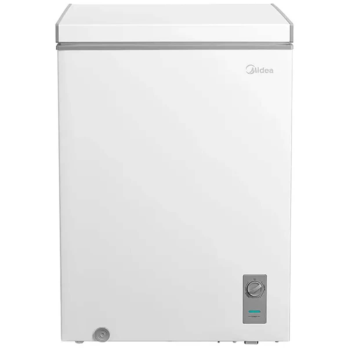 Midea 24 in. 5.0 cu. ft. Garage-Ready Compact Chest Freezer - White, , hires