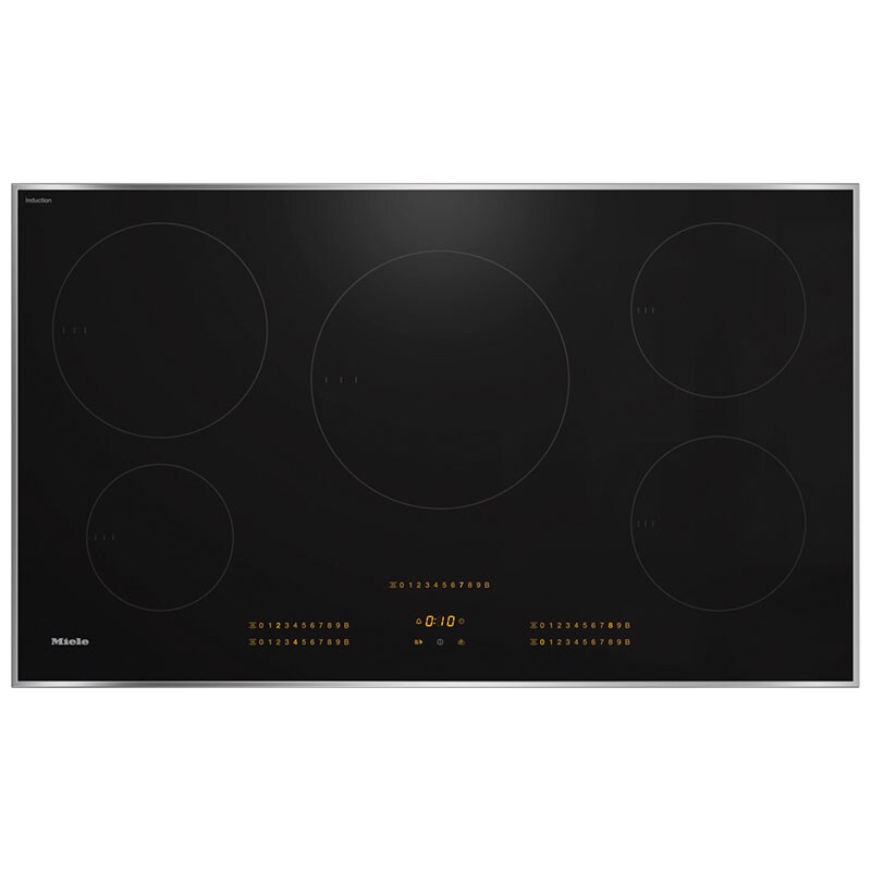 Miele 36 in. Induction Smart Cooktop with 5 Smoothtop Burners Black P.C. Richard & Son
