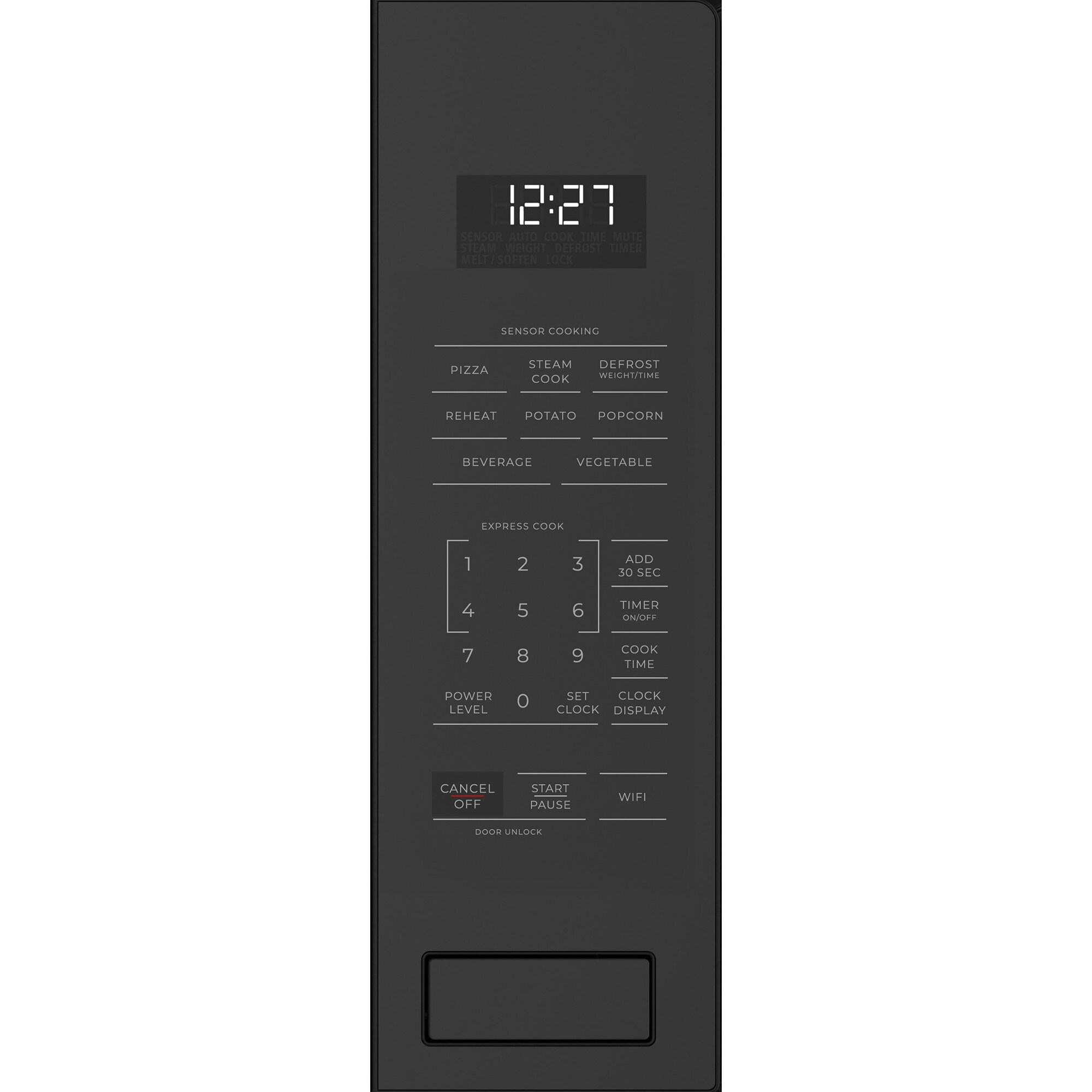 Monogram 24 in. 2.2 cu. ft. 1100W Built-In Microwave with Sensor Cooking - Stainless Steel, , hires