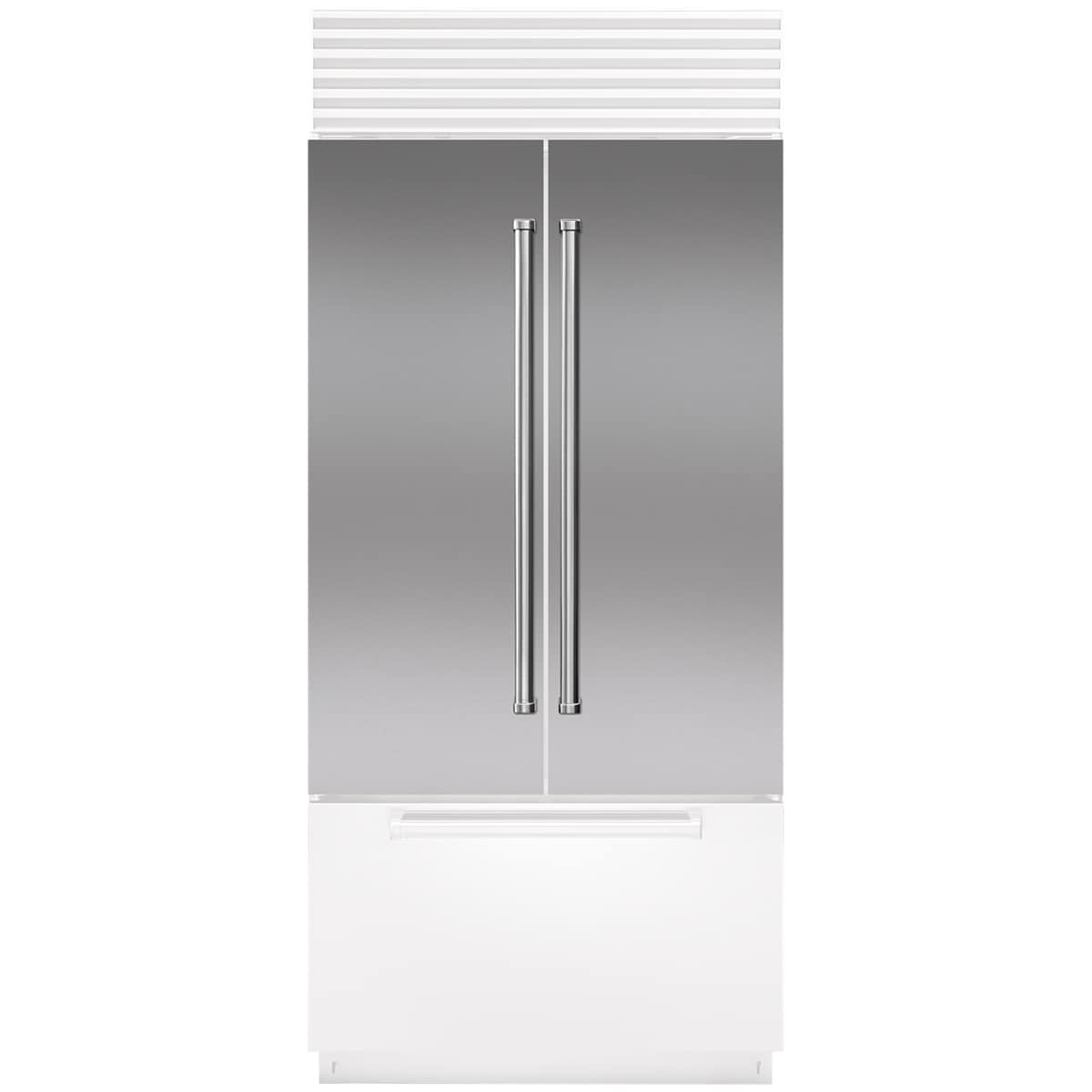 SubZero French Door Stainless Steel Flush Inset Door Panel with Pro