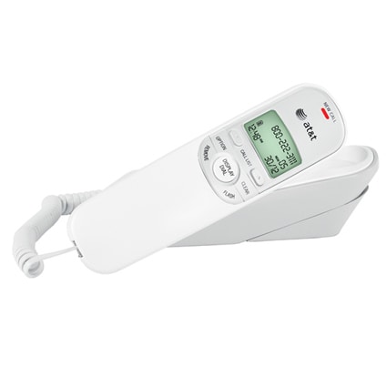 AT&T Trimline Corded Phone With Caller ID, , hires