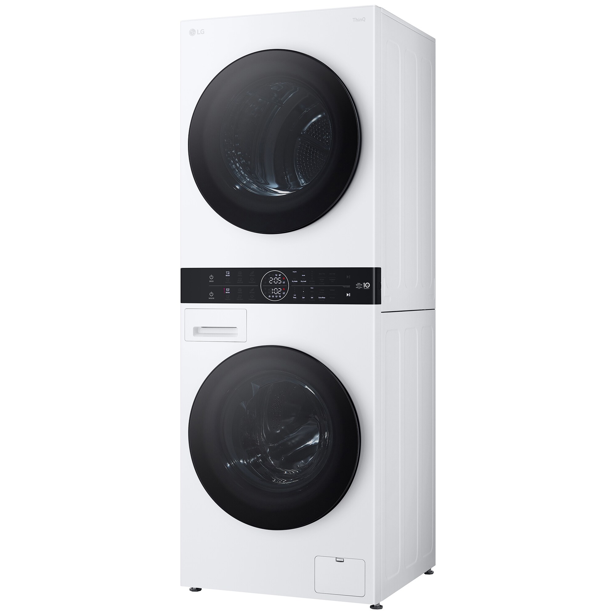 LG 24 in. 2.8 cu. ft. Smart Electric Front Load Ventless WashTower with Heat Pump, Center Control, Sensor Dry, Sanitize & Steam Cycle - White, , hires