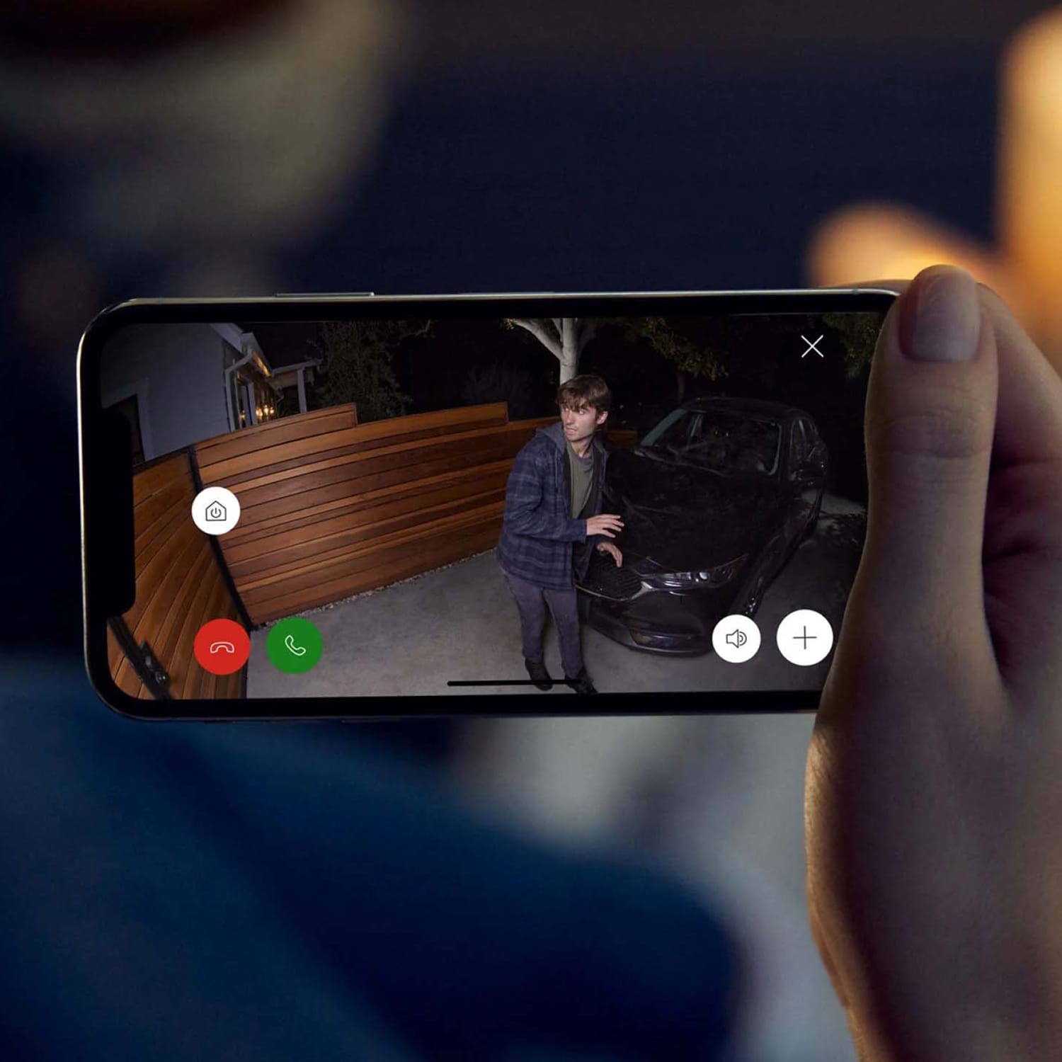 Ring - Spotlight Cam Plus Outdoor/Indoor 1080p Plug-In Surveillance Camera - Black, , hires