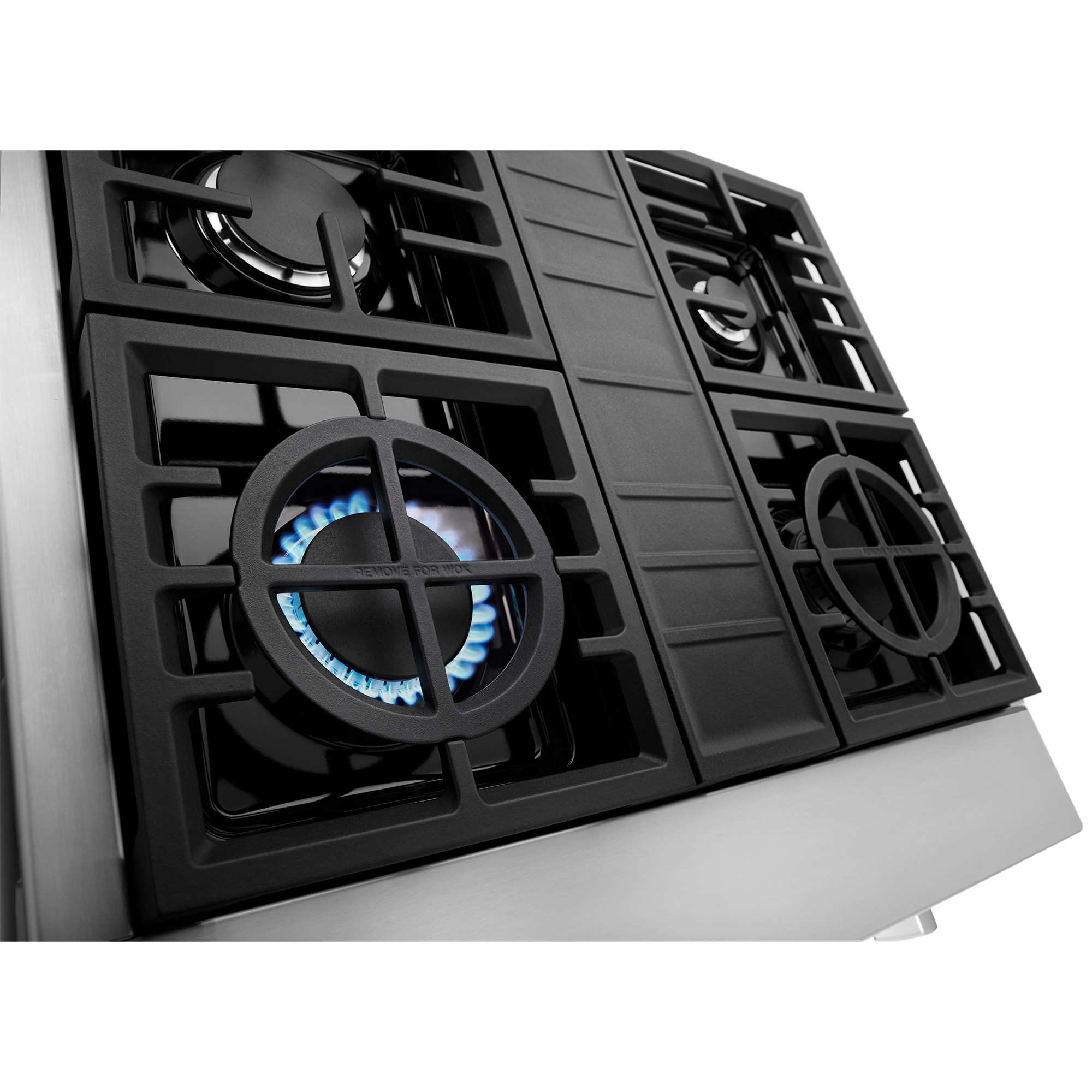 KitchenAid 30 in. 4-Burner Natural Gas Rangetop with Simmer Burner & Power Burner - Stainless Steel, , hires