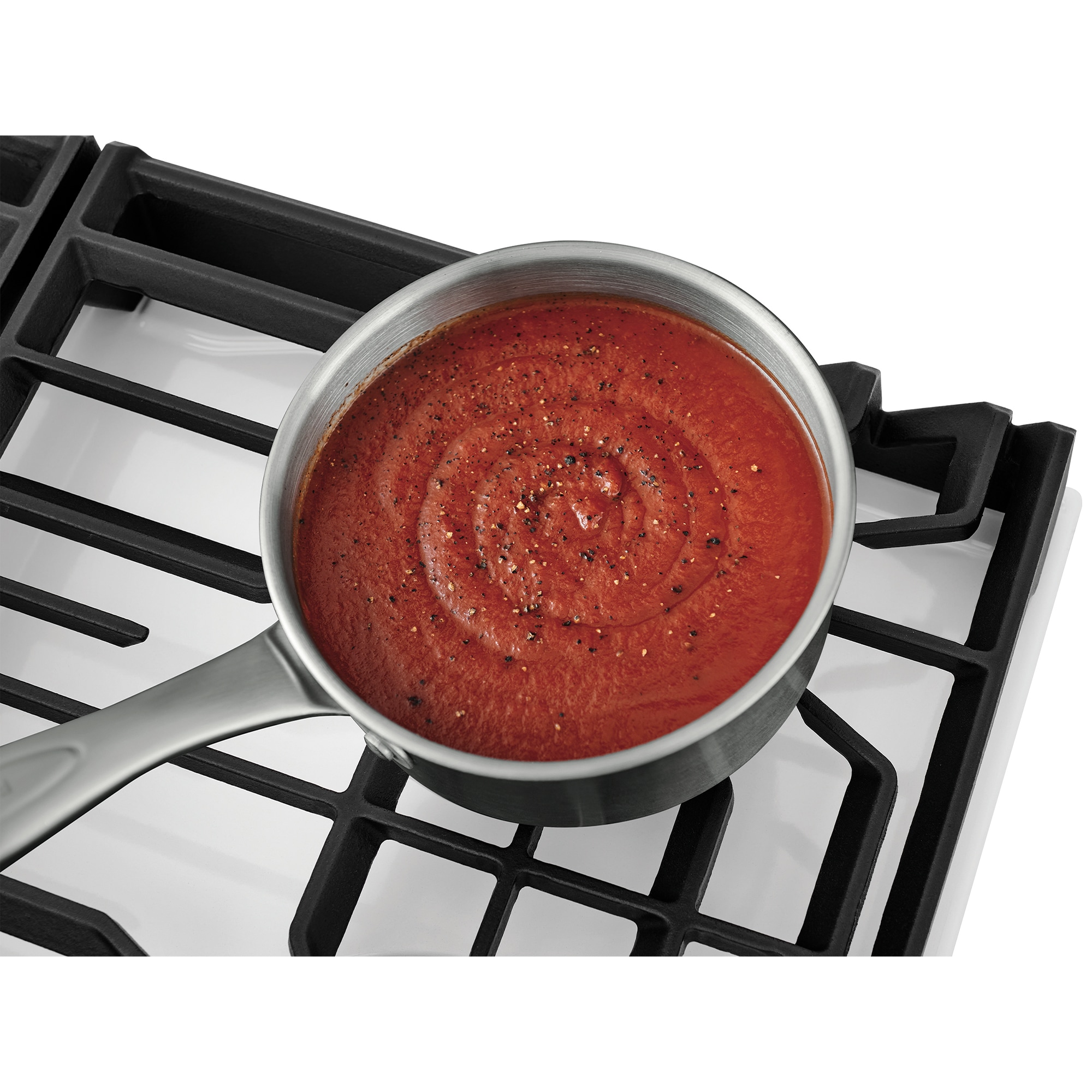 Frigidaire 30 in. 4-Burner Natural Gas Cooktop with Simmer Burner & Power Burner - White, White, hires