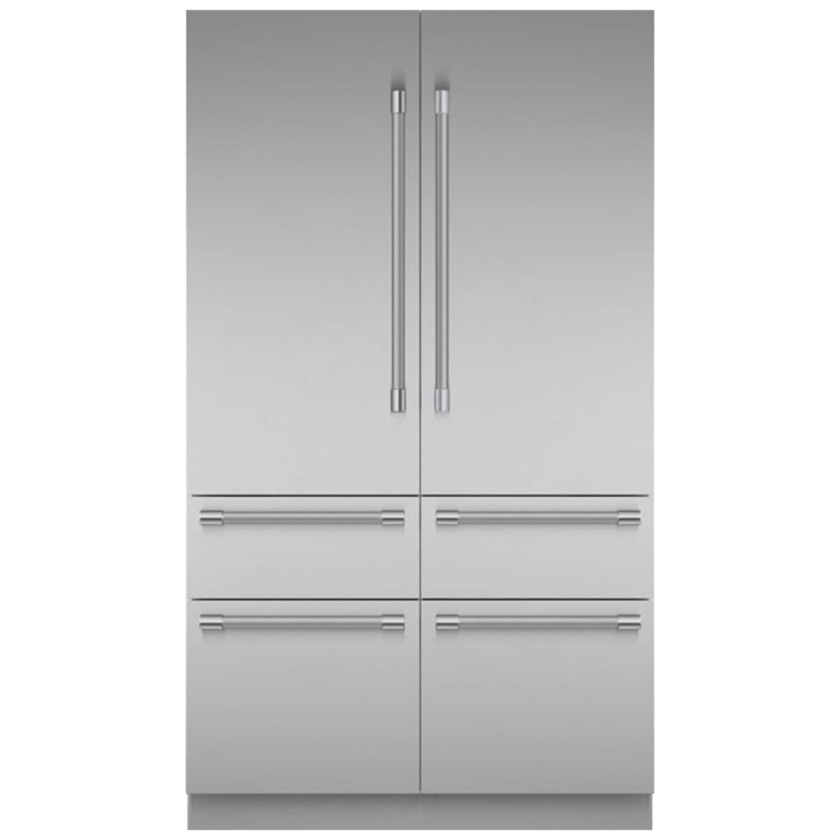 Thermador Freedom Collection 48 in. Built-In 27.7 cu. ft. Smart Counter Depth 6-Door French Door Refrigerator with Internal Water Dispenser and Professional handles - Stainless Steel, Stainless Steel, hires