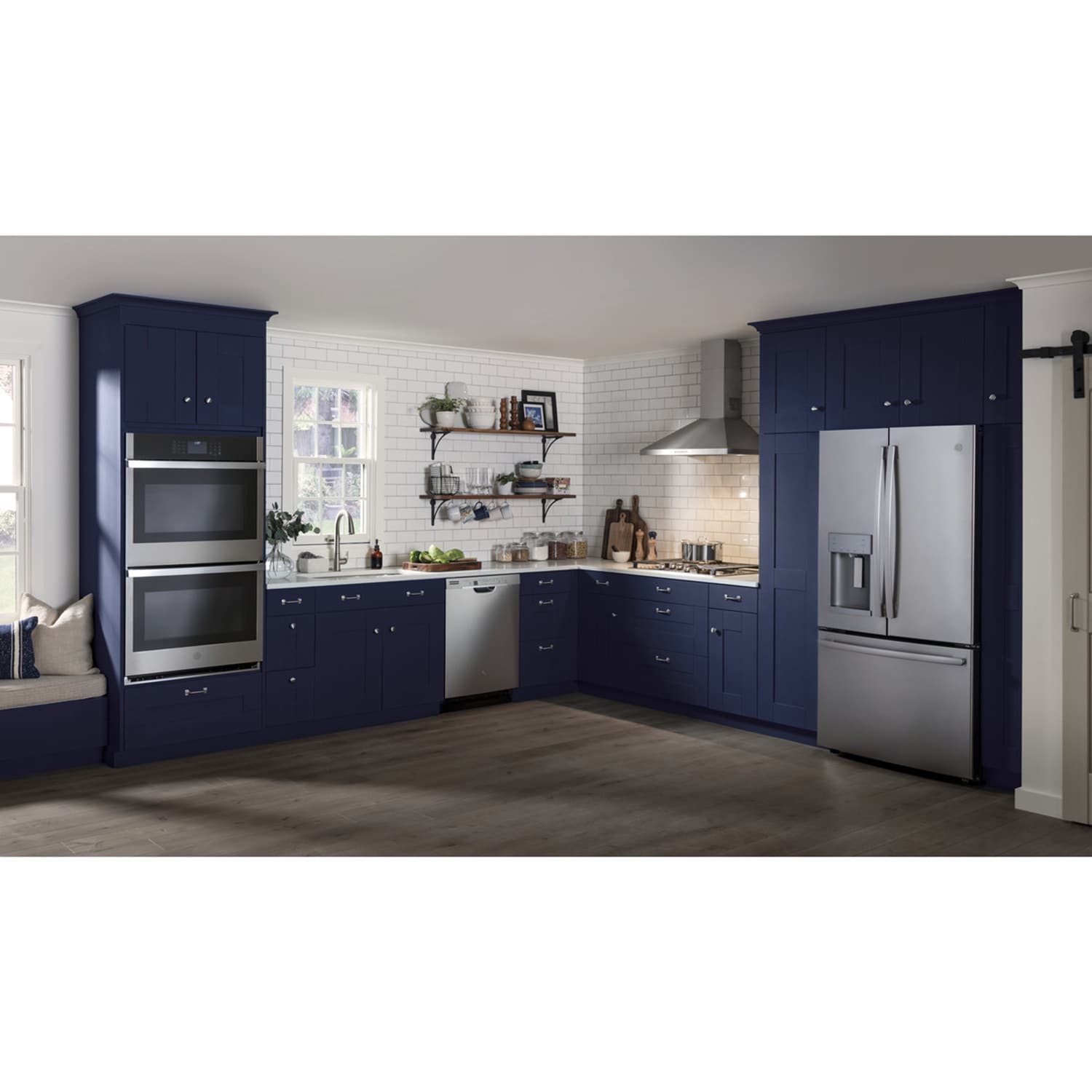 GE 30 in. 5-Burner Natural Gas Cooktop with Simmer Burner & Power Burner - Stainless Steel, Stainless Steel, hires