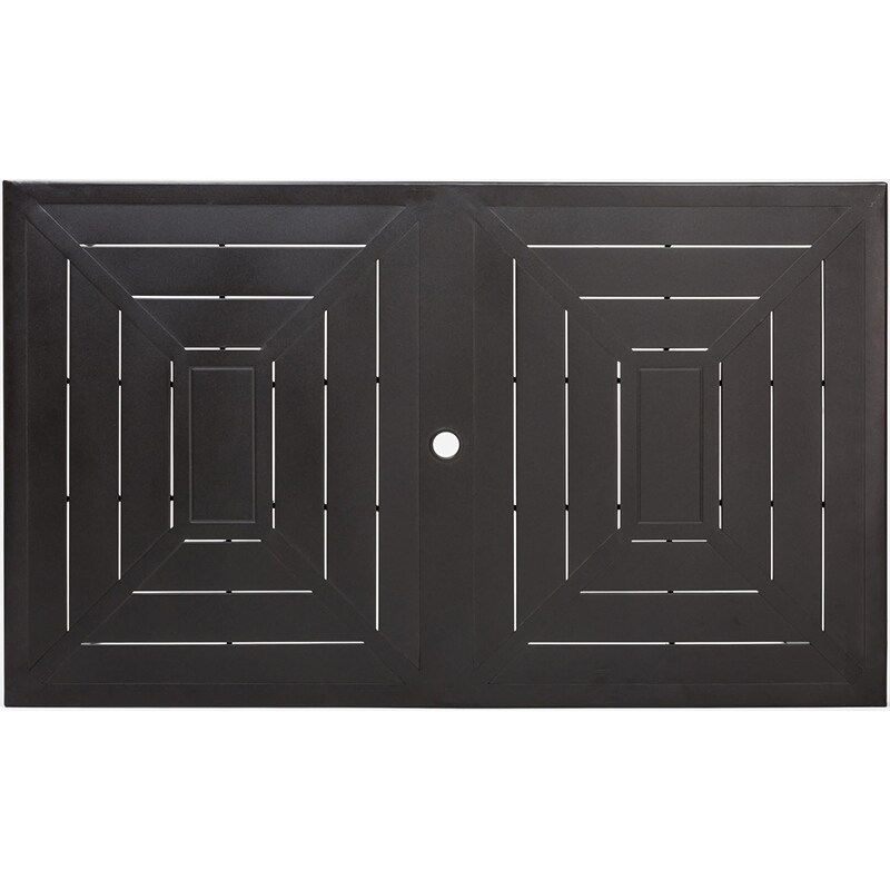 Hanover Montclair 7-Piece Dining Set with 6 Swivel Rockers - Ocean Blue, , hires