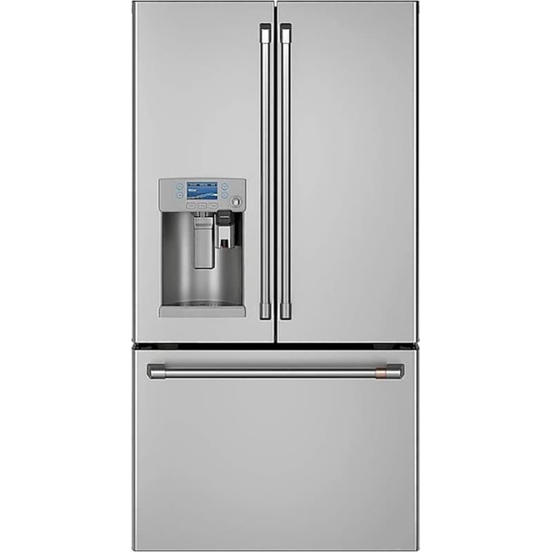 Cafe 36 in. 27.8 cu. ft. Smart French Door Refrigerator with External Ice & Water Dispenser