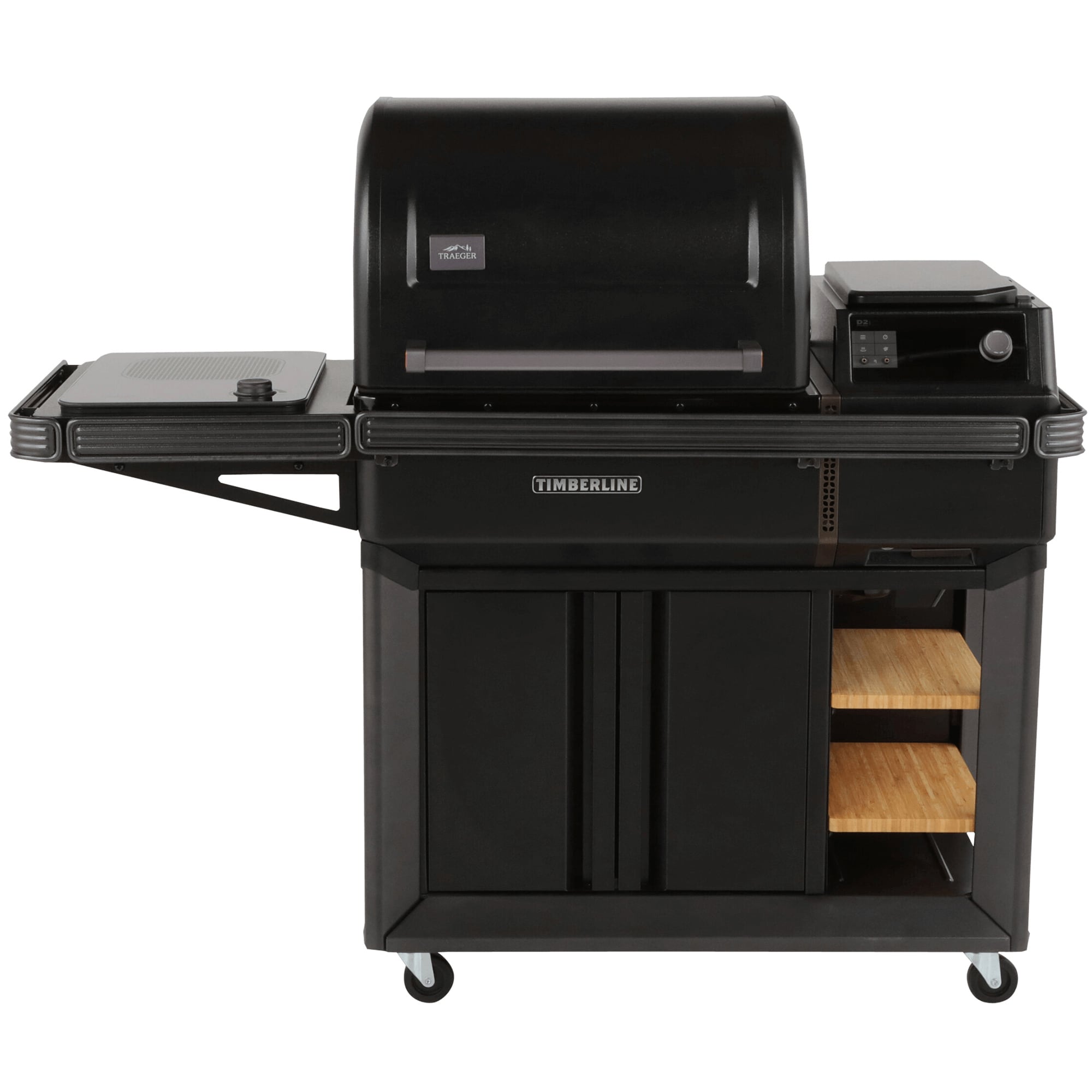 Traeger Timberline Wood Pellets Grill with Side Burner - Black, , hires
