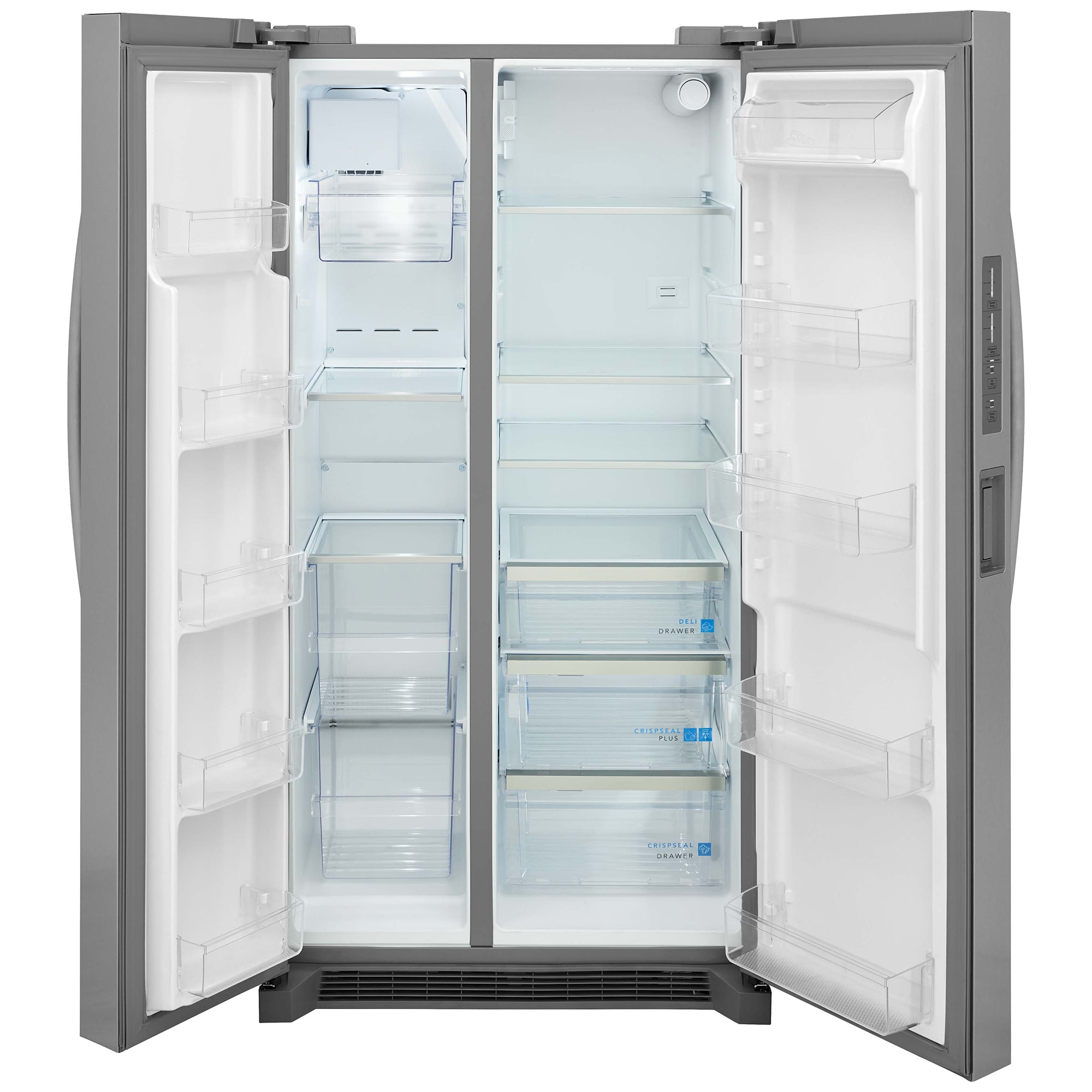 Frigidaire 36 in. 26 cu. ft. Side by Side Refrigerator withInternal Water Dispenser - Stainless Steel, , hires