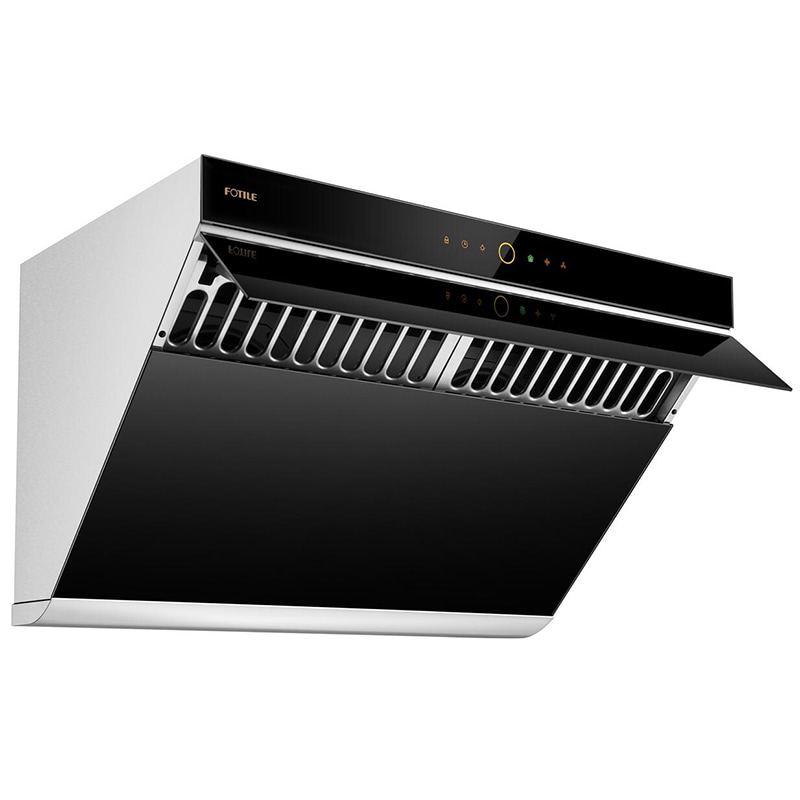 Fotile Slant Vent Series 30 in. Ducted Standard Style Range Hood with 1000 CFM, 4 Fan Speeds & 2 LED Lights - Onyx Black, , hires