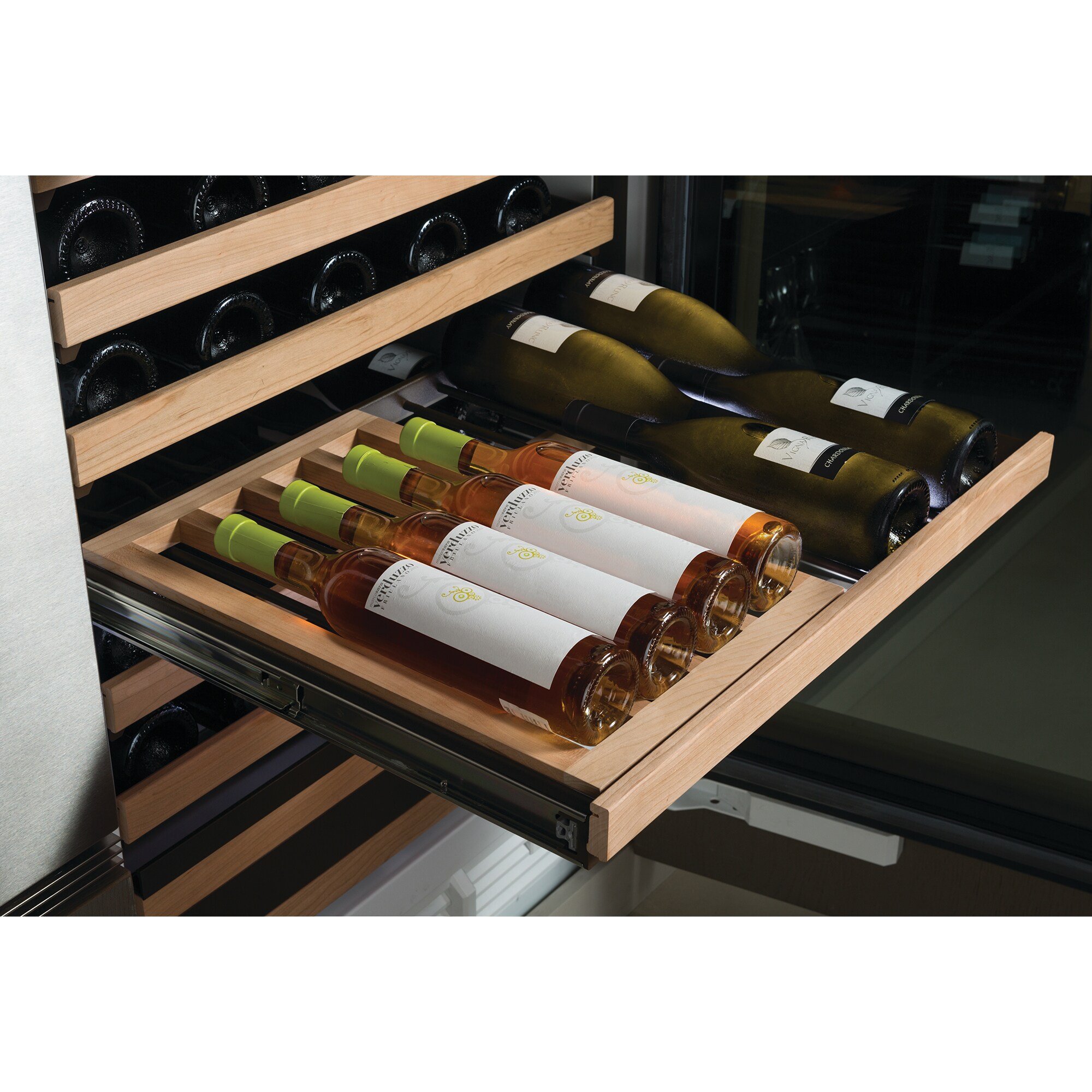 Sub-Zero Classic Series 30 in. Built-in Wine Column Storage with Dual Temperature Zones & 146 Bottle Capacity - Custom Panel Ready, , hires