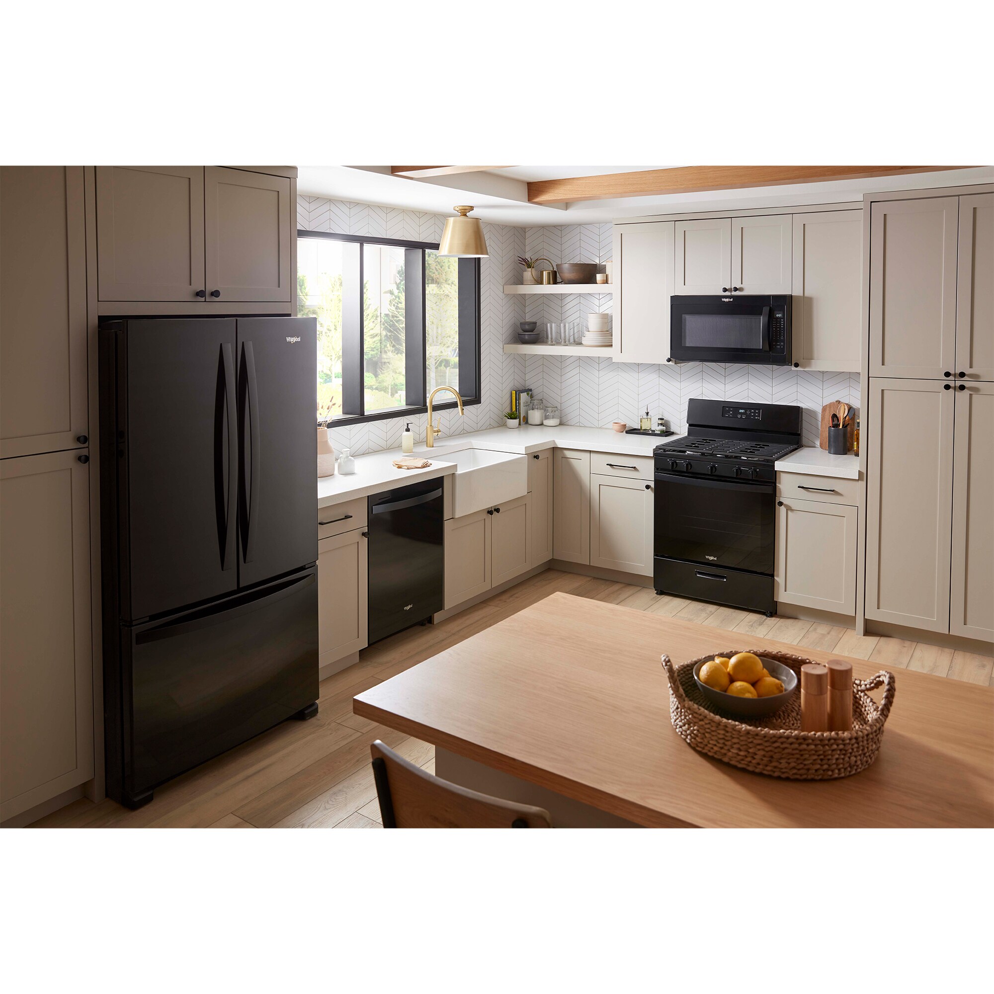 Whirlpool 30 in. 5.1 cu. ft. Gas Range with 5 Sealed Burners - Black, Black, hires