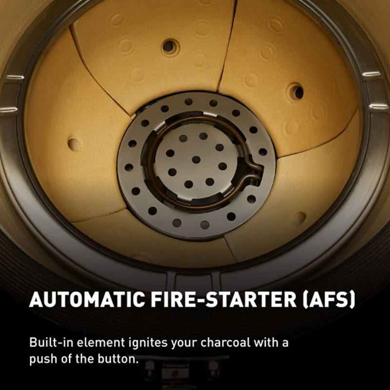 Kamado Joe Big Joe Konnected Joe Charcoal Grill & Smoker with Push-Button Ignition System - Red, , hires