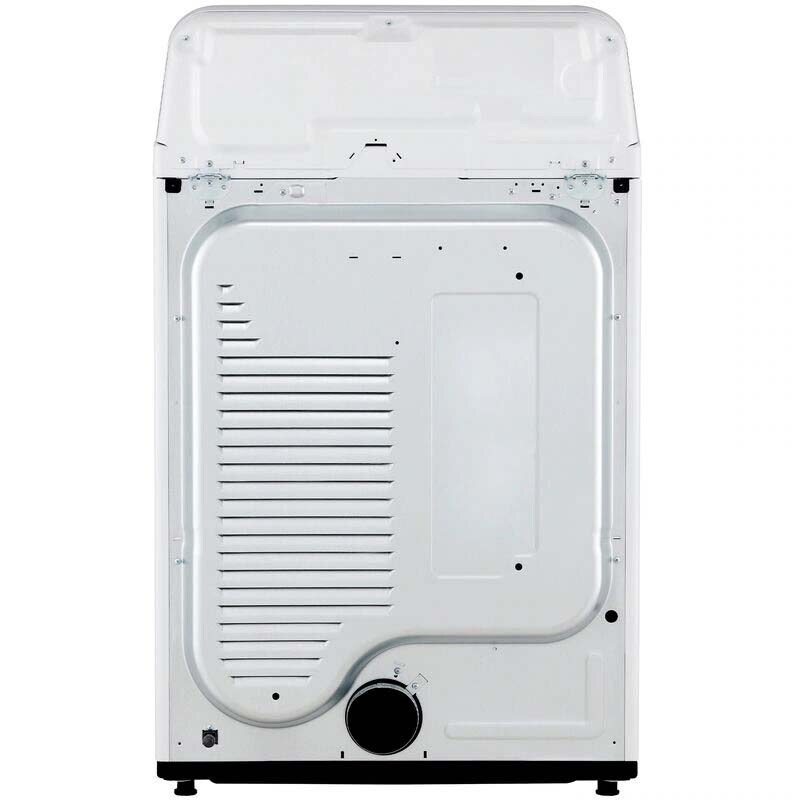 LG 27 in. 7.3 cu. ft. Electric Dryer with FlowSense Duct Clogging Indicator, LoDecibel Quiet Operation & Sensor Dry - White, White, hires