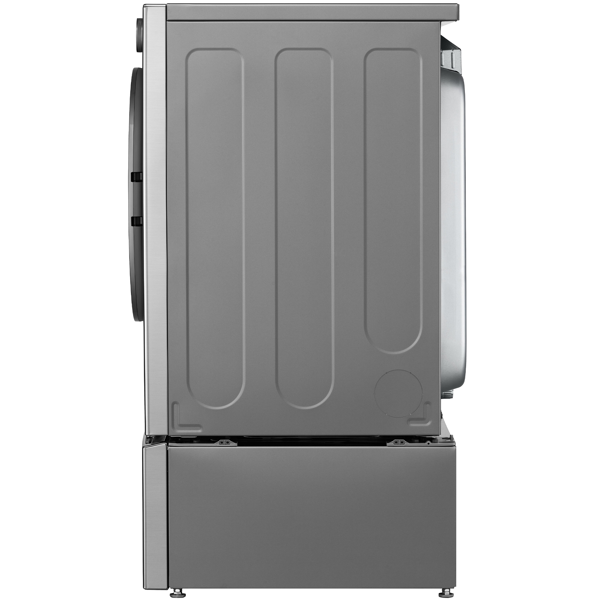 LG 27 in. 7.4 cu. ft. Smart Stackable Electric Dryer with AI Sensor Dry, Turbo Steam, Sanitize & Steam Cycle - Graphite Steel, Graphite Steel, hires