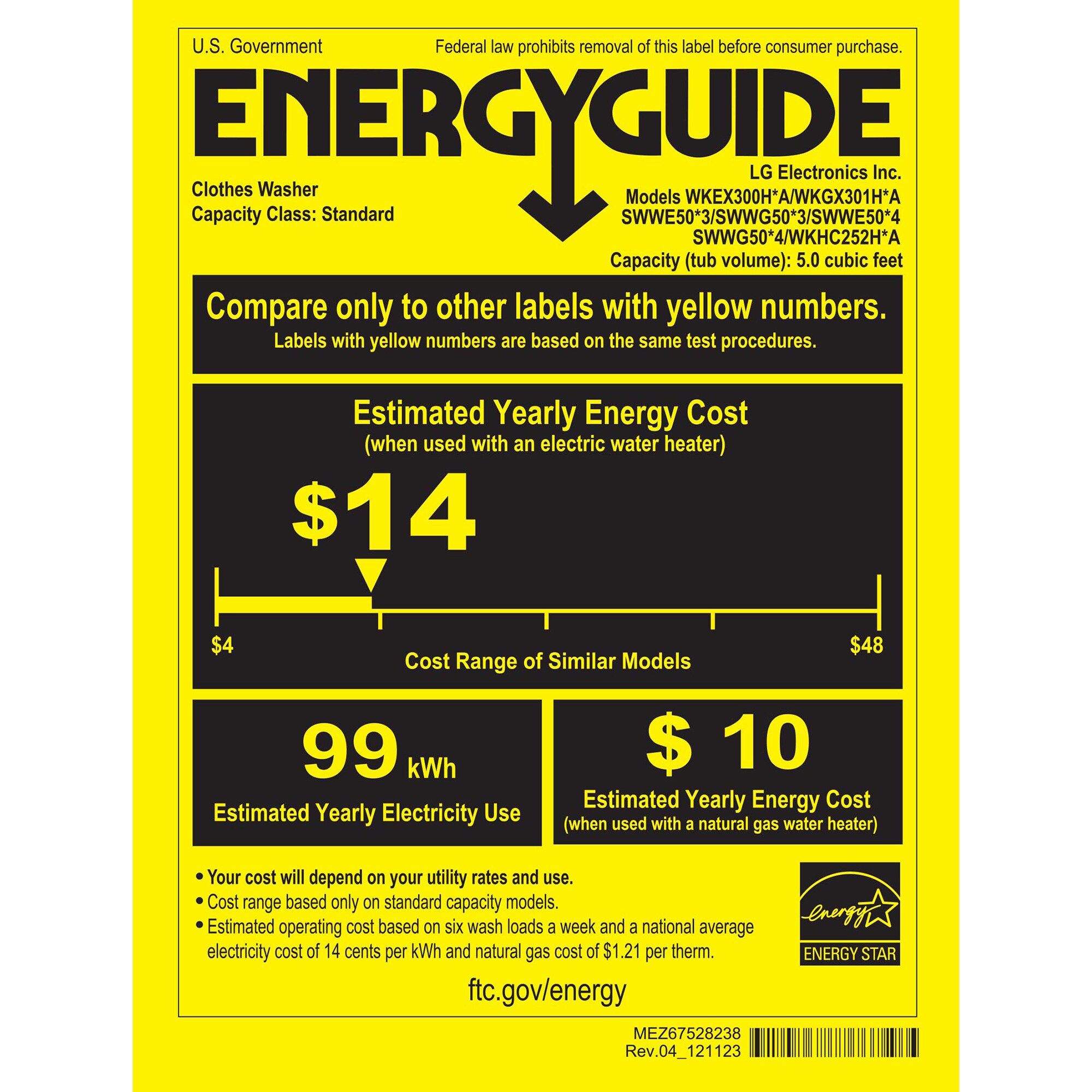 LG 27 in. 5.0 cu. ft. Smart Electric Front Load Ventless WashTower with Heat Pump, Center Control, AI Sensor Dry, Sanitize & Steam Cycle - Black Steel, , hires