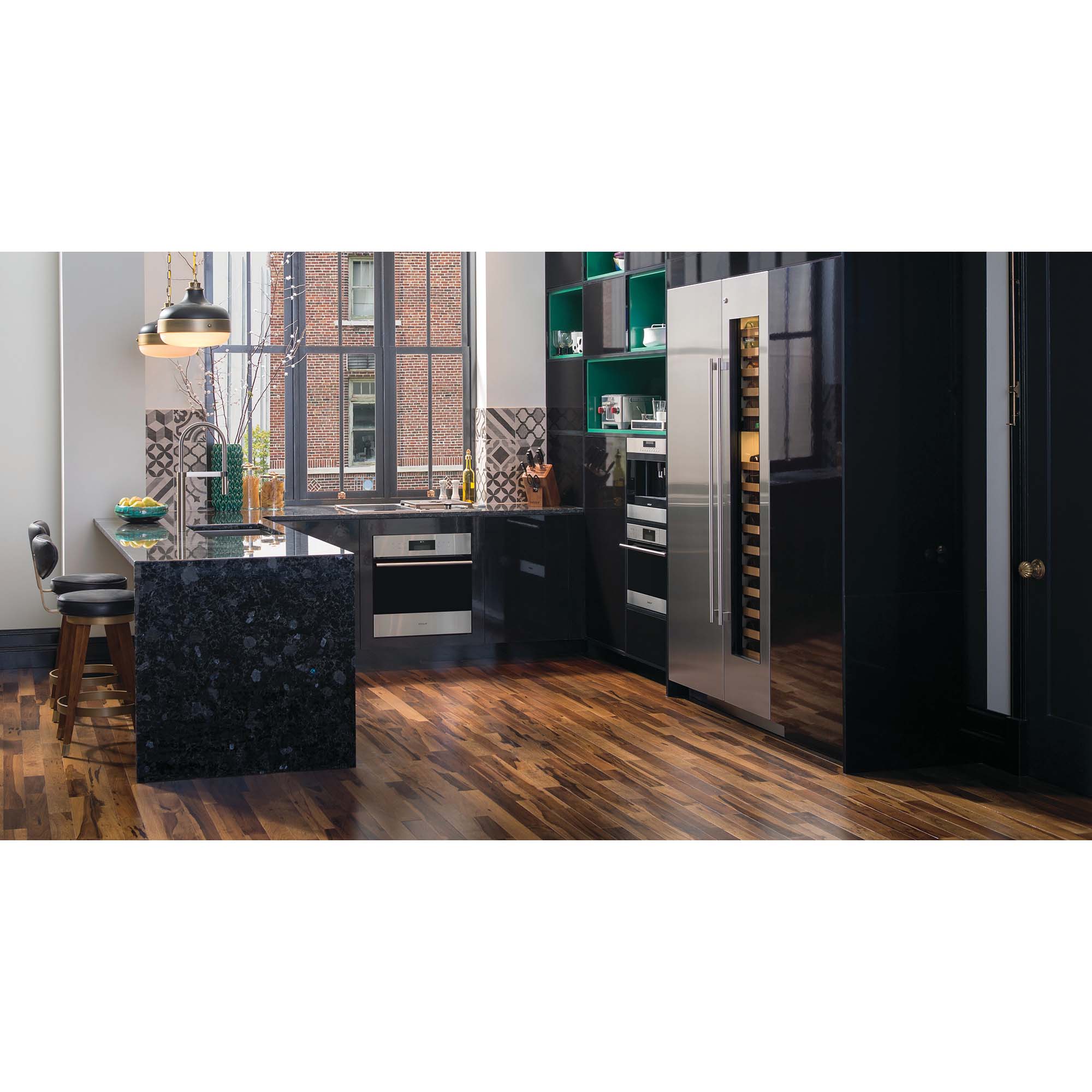 Sub-Zero Designer Series 18 in. Built-in Smart Wine Column Storage with Wood Racks, Dual Temperature Zones & 59 Bottle Capacity - Custom Panel Ready, , hires