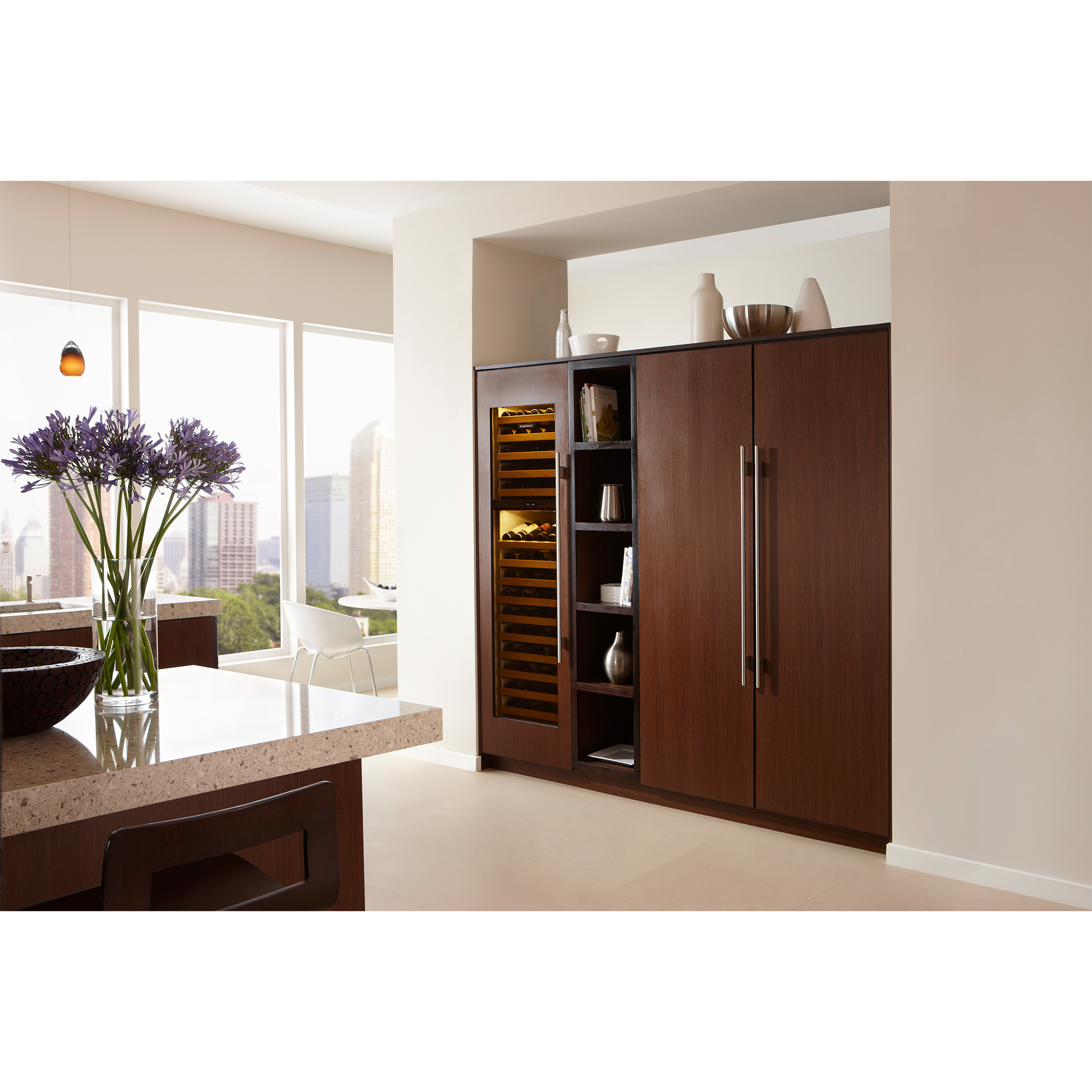 Sub-Zero Designer 30 in. 15.5 cu. ft. Built-in Smart Double-Drawers ...