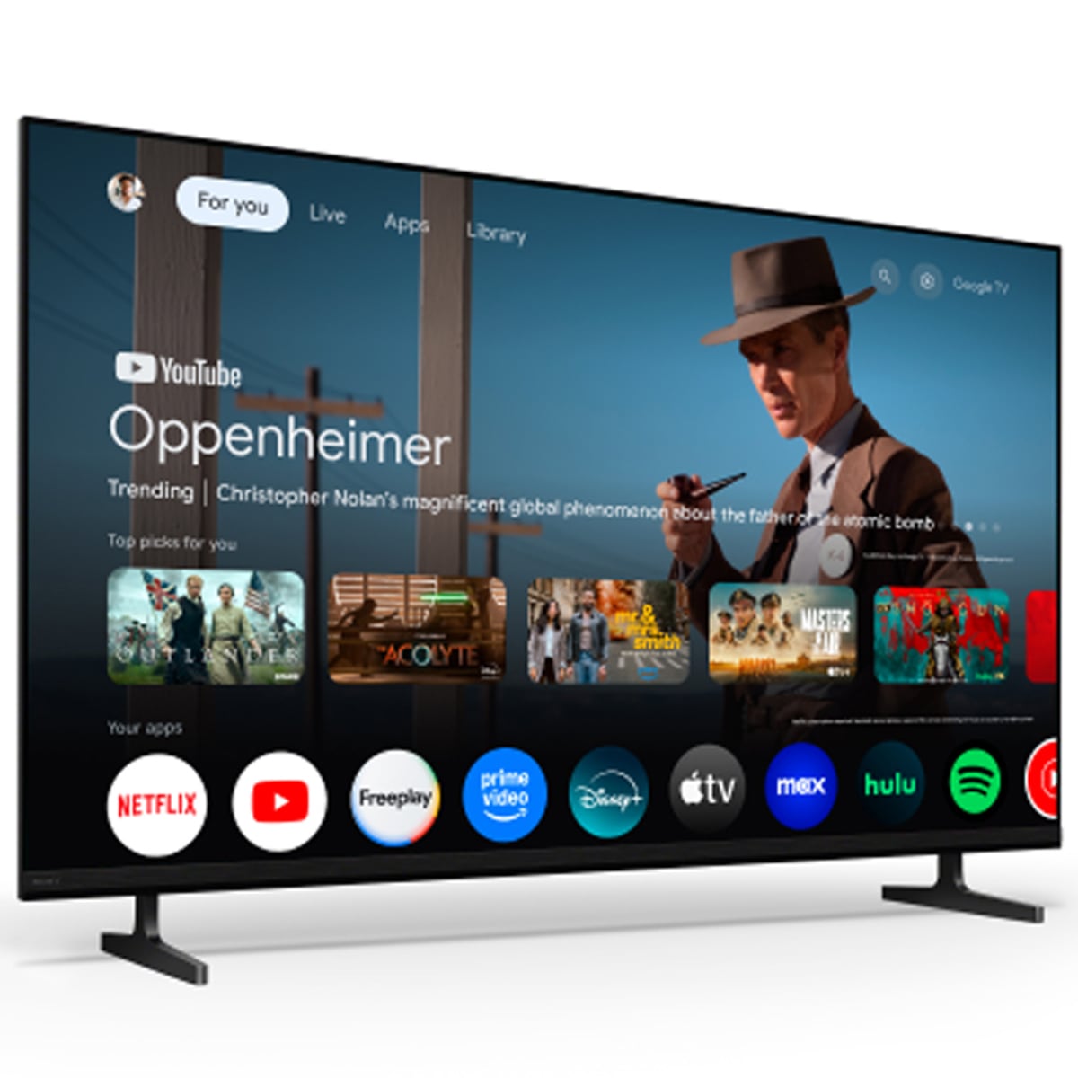 Sony - 43" Class Bravia 2 II Series LED 4K UHD Smart Google TV, , hires
