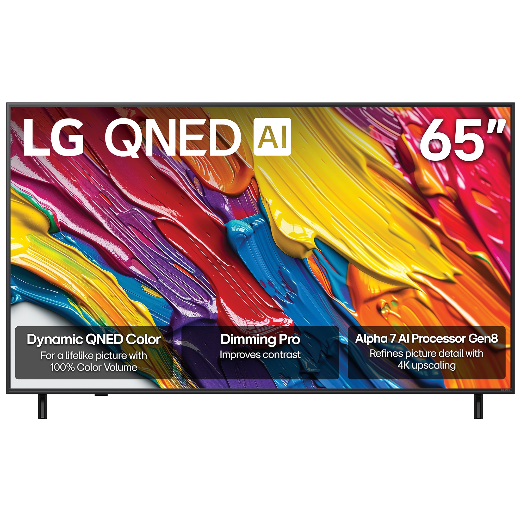 LG - 65" Class QNED82A Series QNED 4K UHD Smart webOS TV, , hires