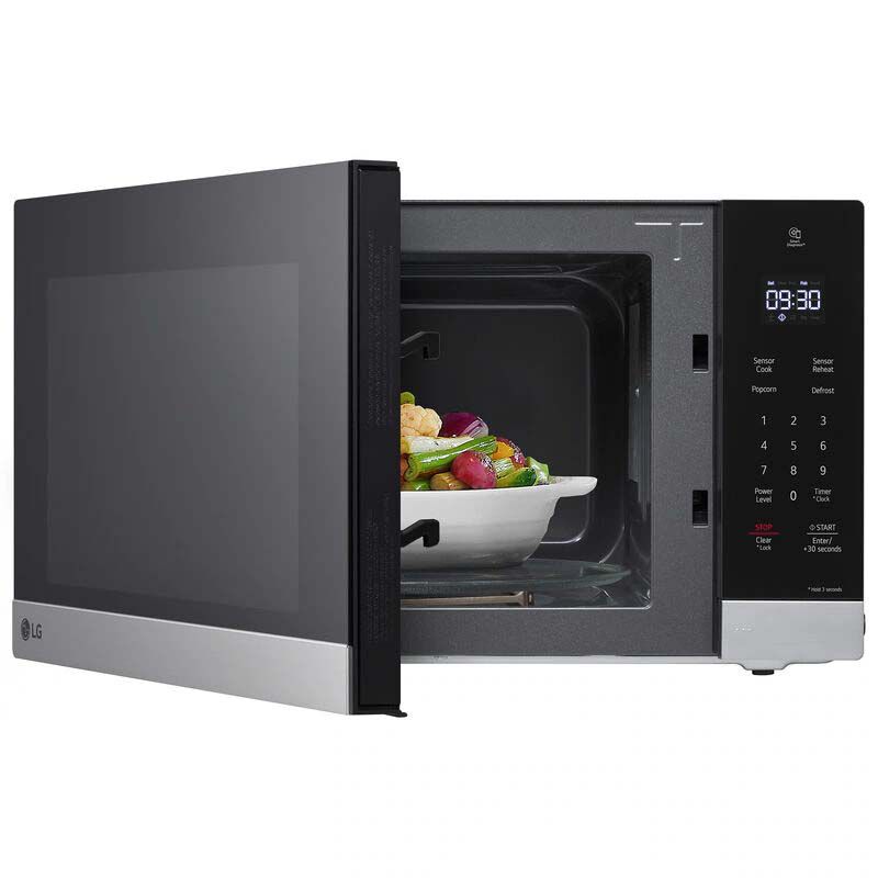 LG 21 in. 1.5 cu. ft. 1200W Countertop Microwave with Sensor Cooking - Stainless Steel, , hires