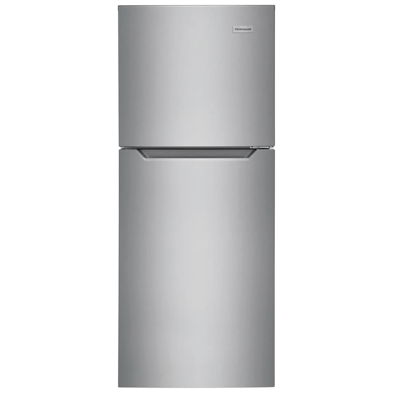 Frigidaire 24 in. 11.6 cu. ft. Counter Depth Top Freezer Refrigerator Brushed Steel P.C